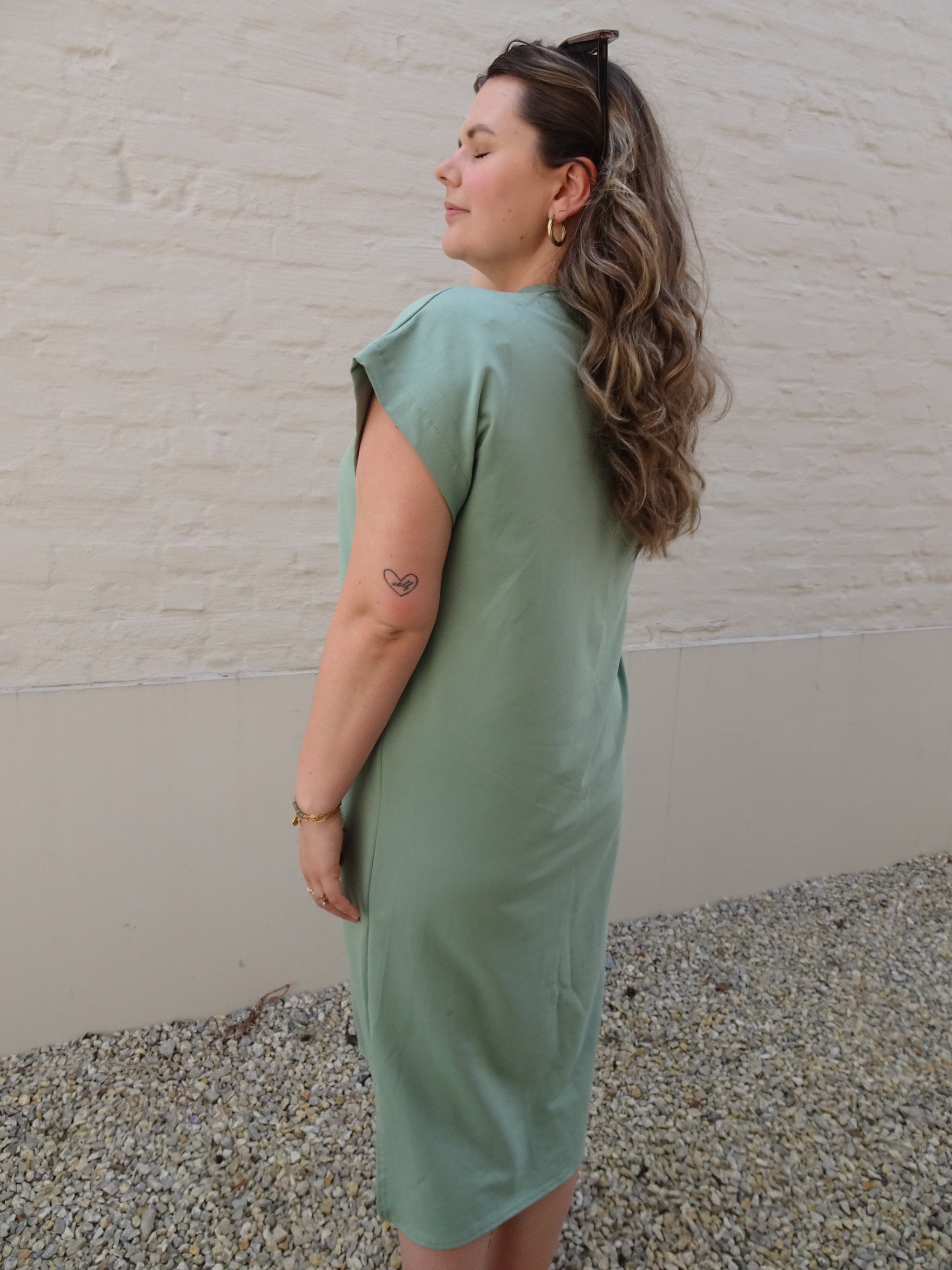 BASIC SHIRT DRESS - MINT