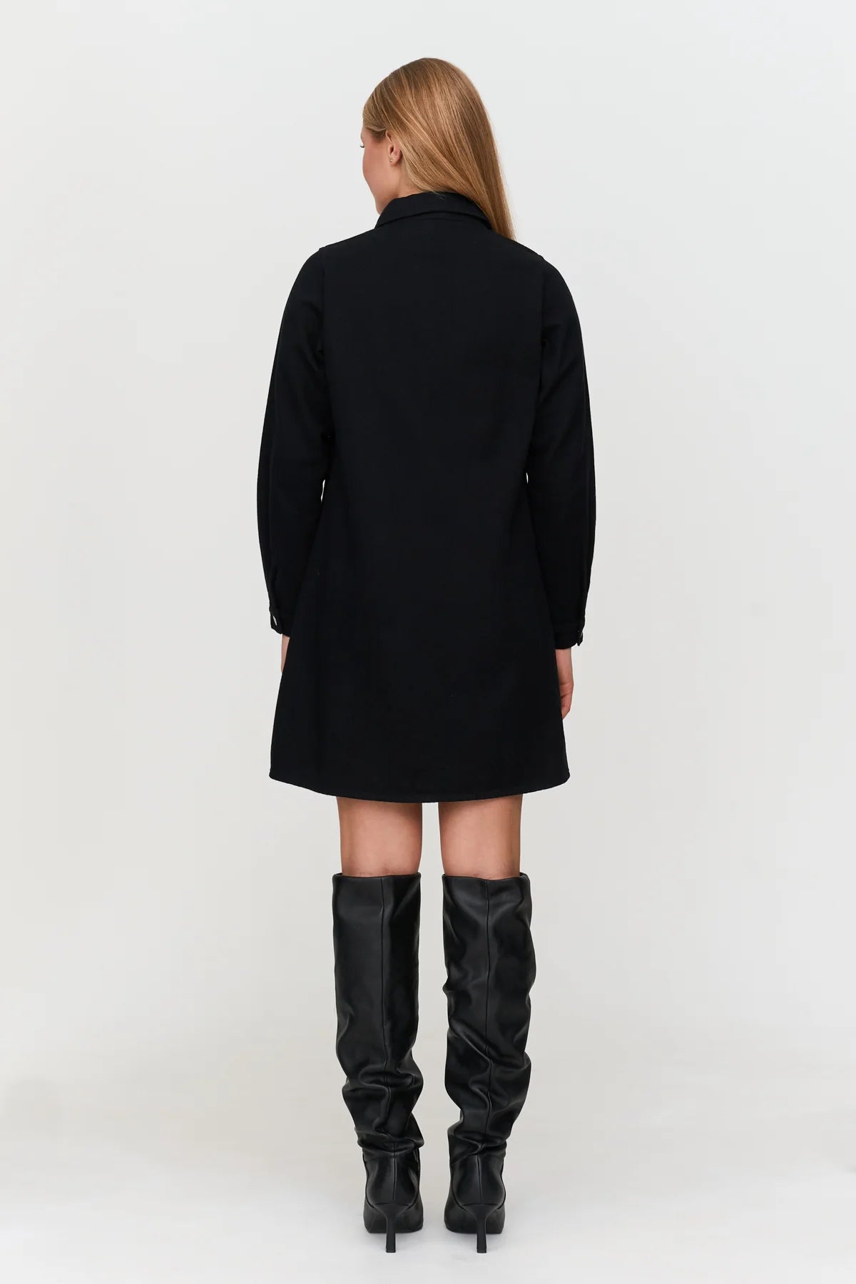 BLACK JEANS DRESS
