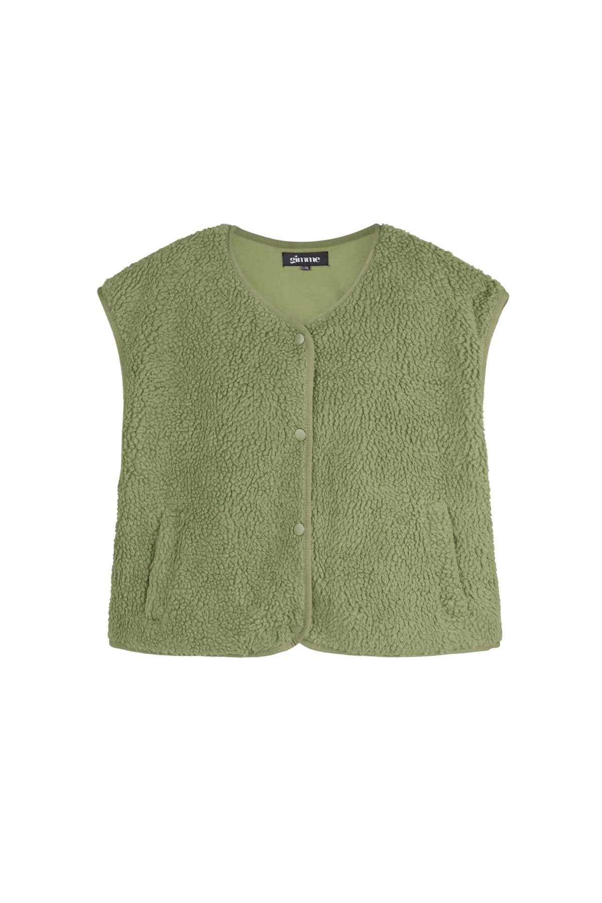 TEDDY JACKET - NATURE GREEN
