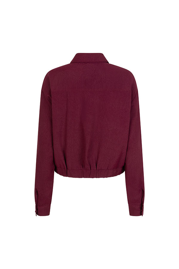ASTRID BLOUSE - BURGUNDY