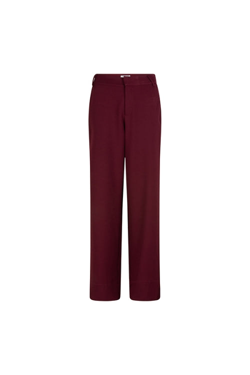 OONA PANTS - BURGUNDY RED