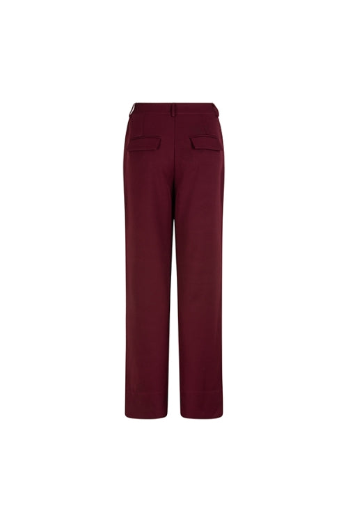 OONA PANTS - BURGUNDY RED