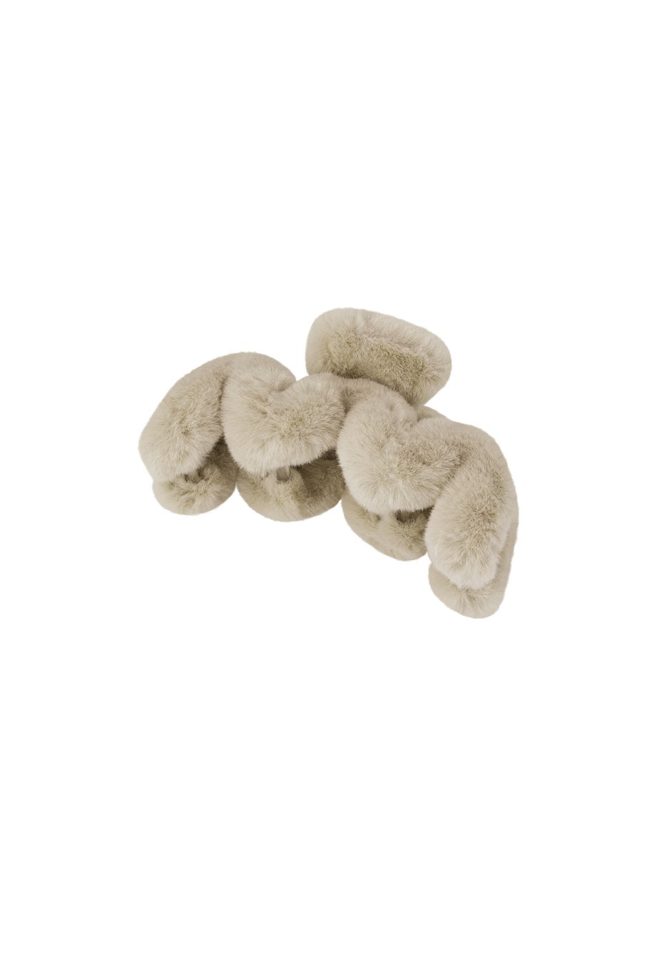 ZIGZAG HAIRCLIP - BEIGE