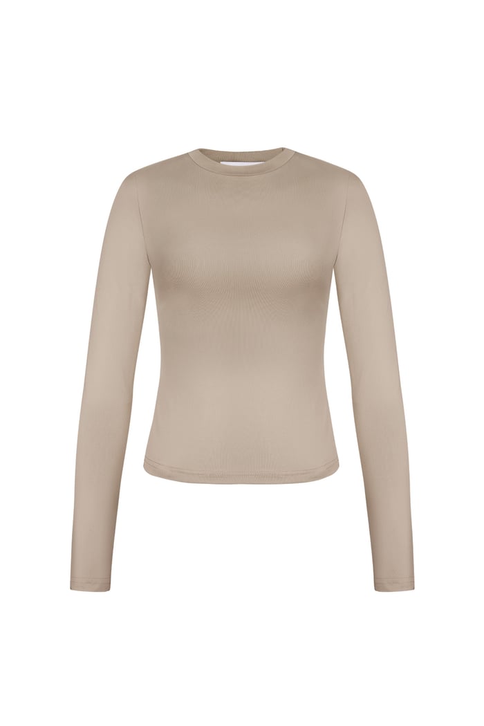 MAE BASIC LONG SLEEVE - BEIGE