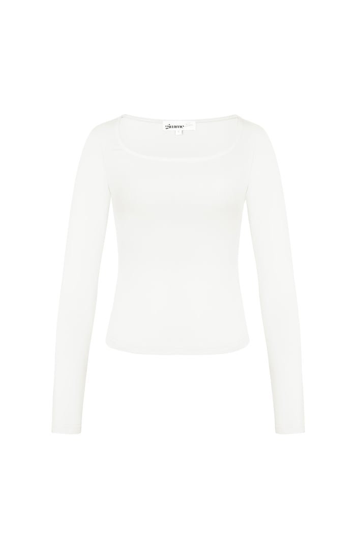 NELLY BASIC LONG SLEEVE - WHITE
