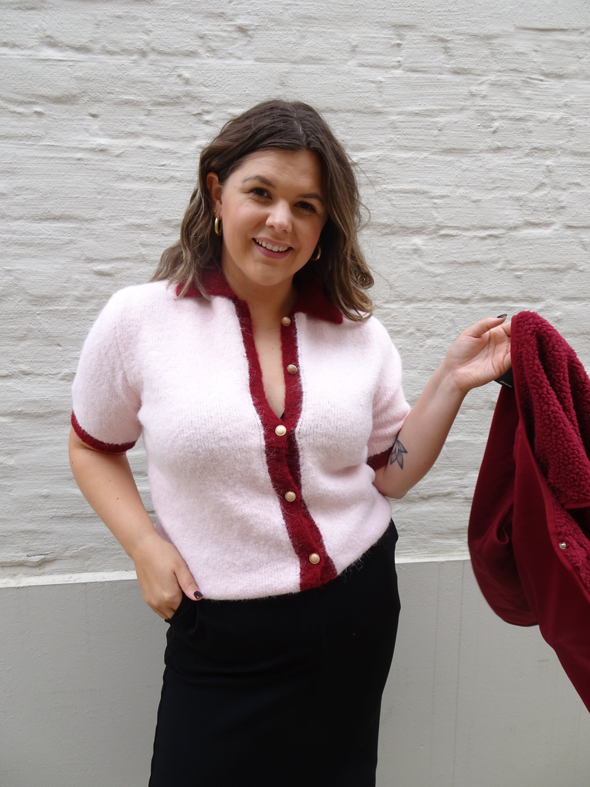 LISL CARDIGAN - PINK