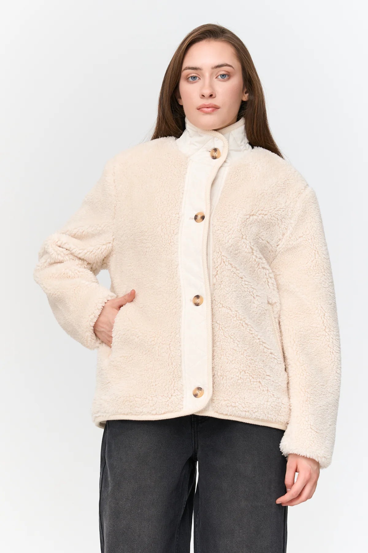 TEDDY COAT - BEIGE