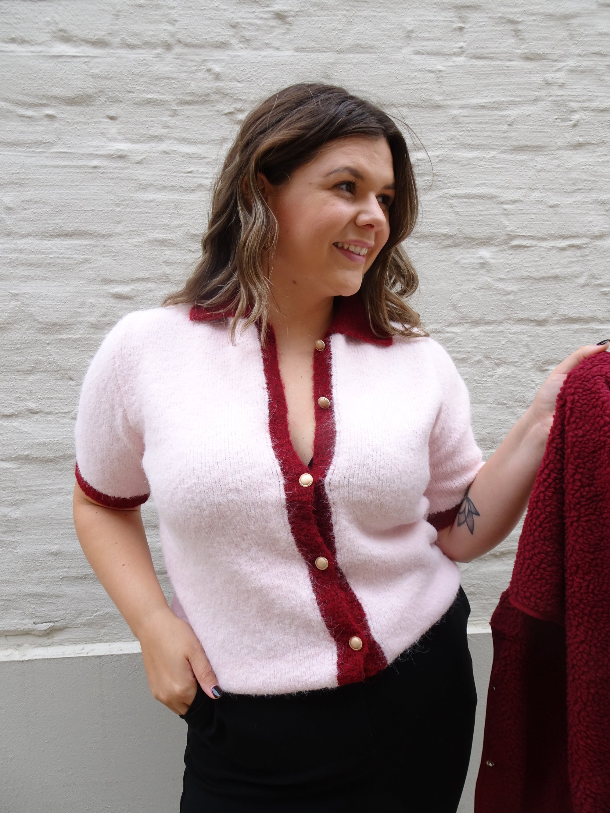 LISL CARDIGAN - PINK