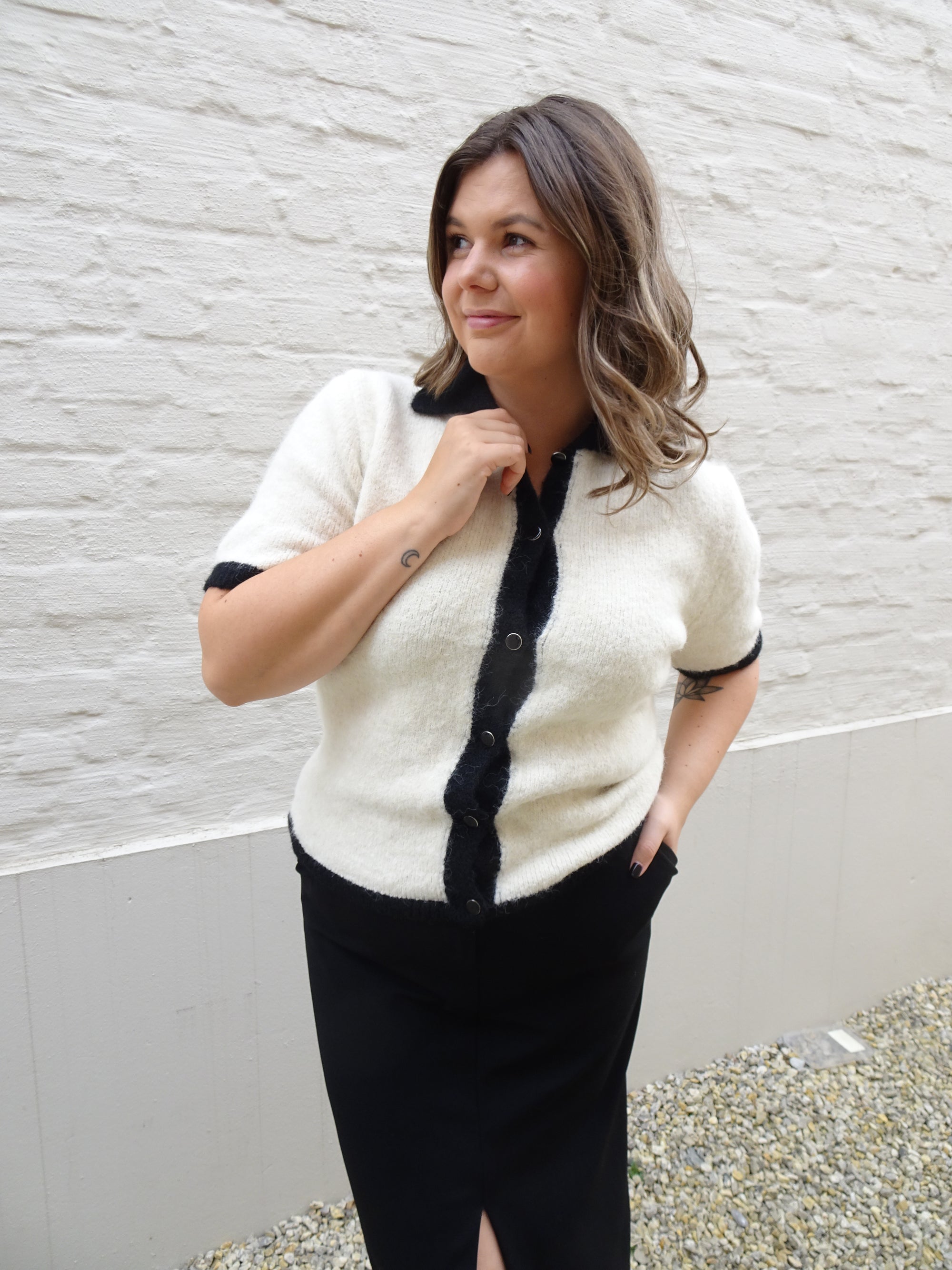 LISL CARDIGAN - WHITE