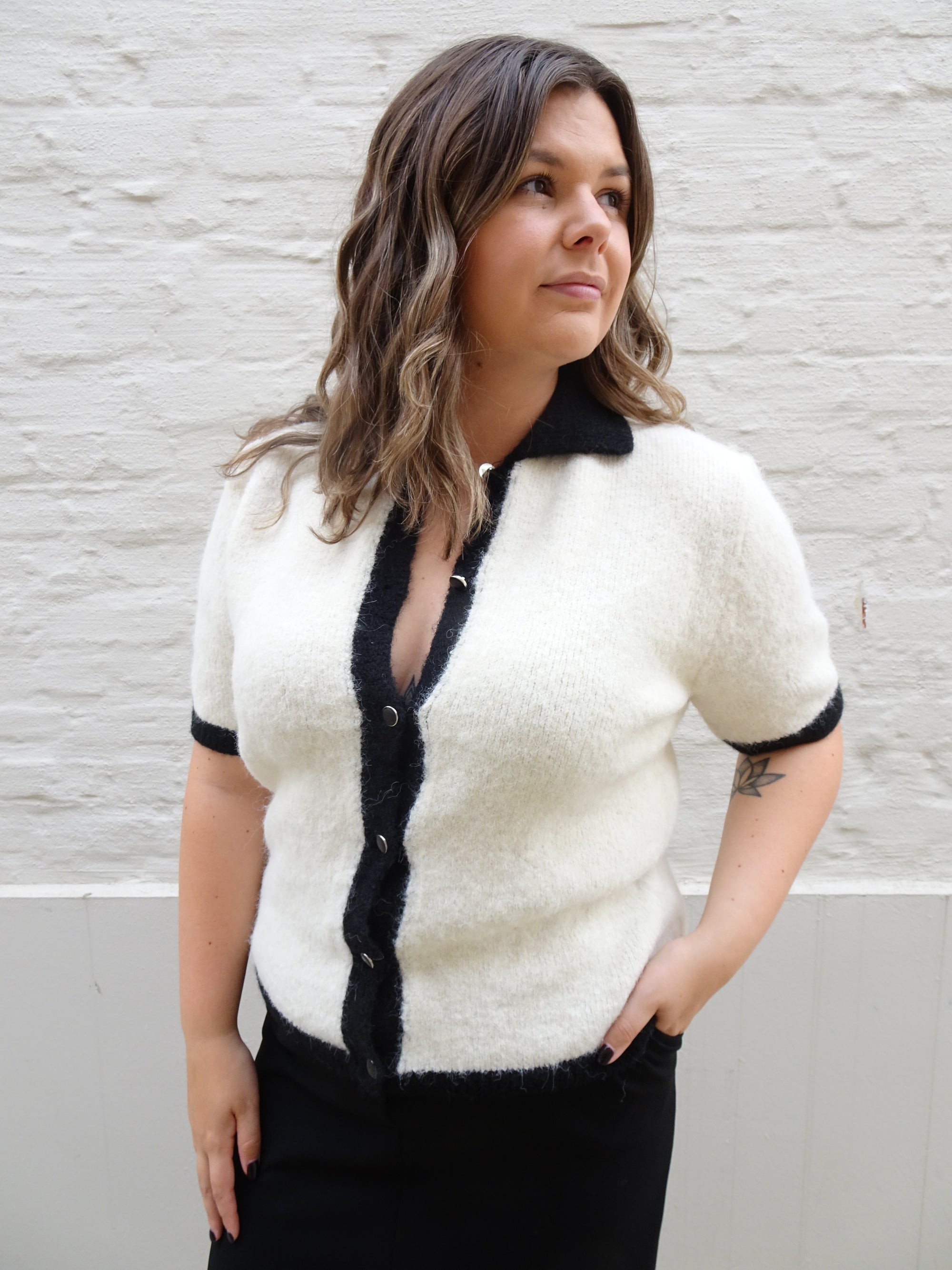 LISL CARDIGAN - WHITE