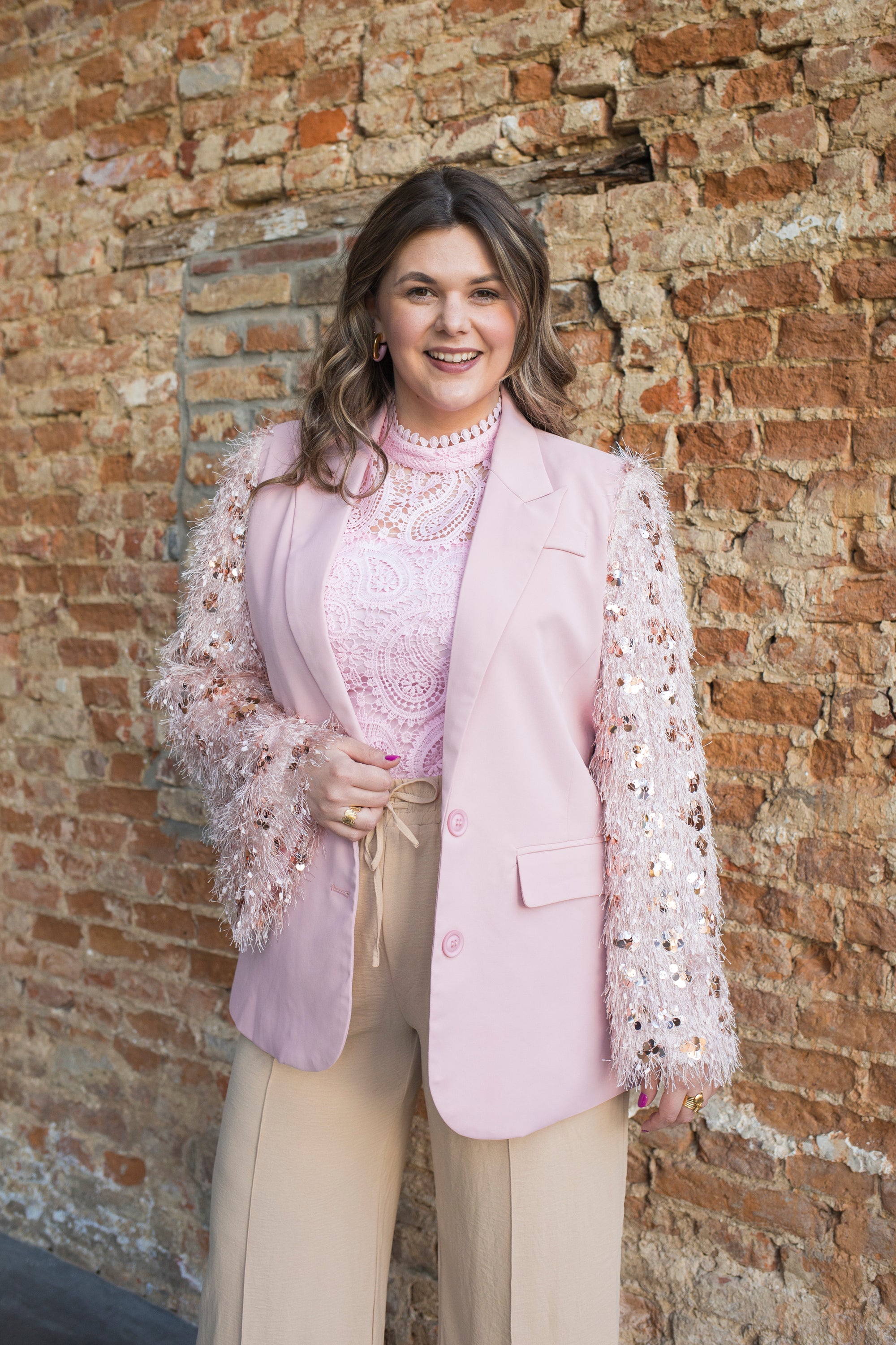 LUCY BLAZER - PINK