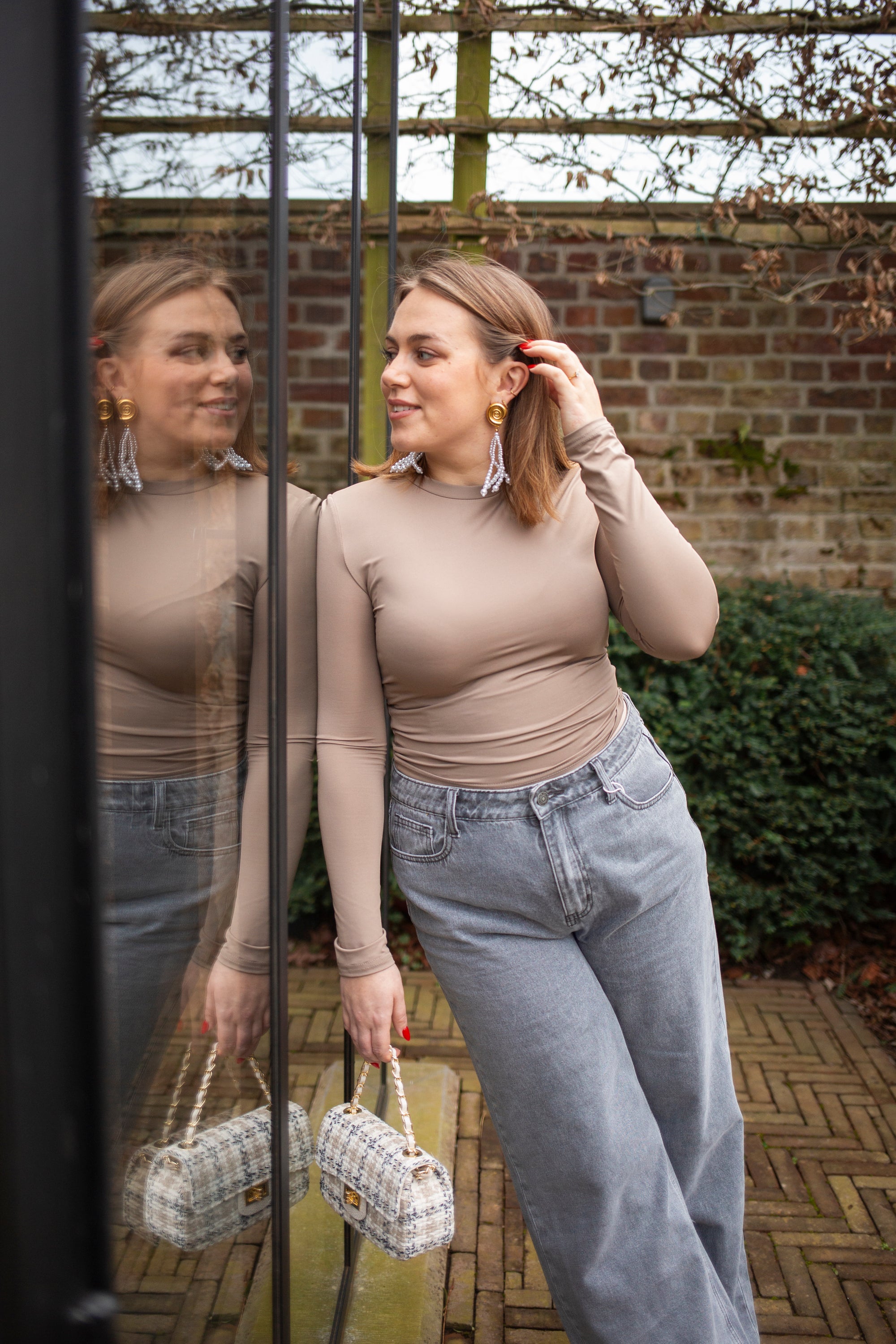 MAE BASIC LONG SLEEVE - BEIGE
