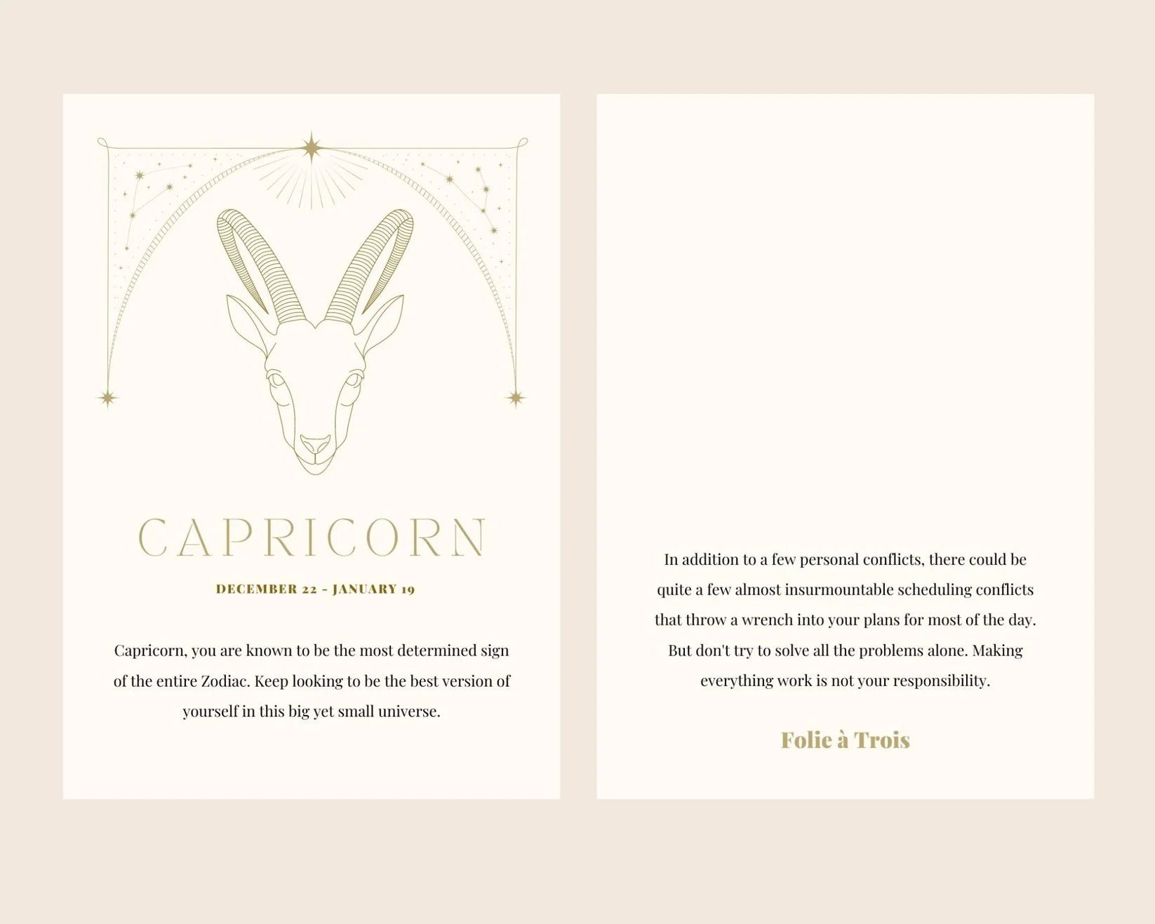 STERRENDBEELD KETTING - STEENBOK