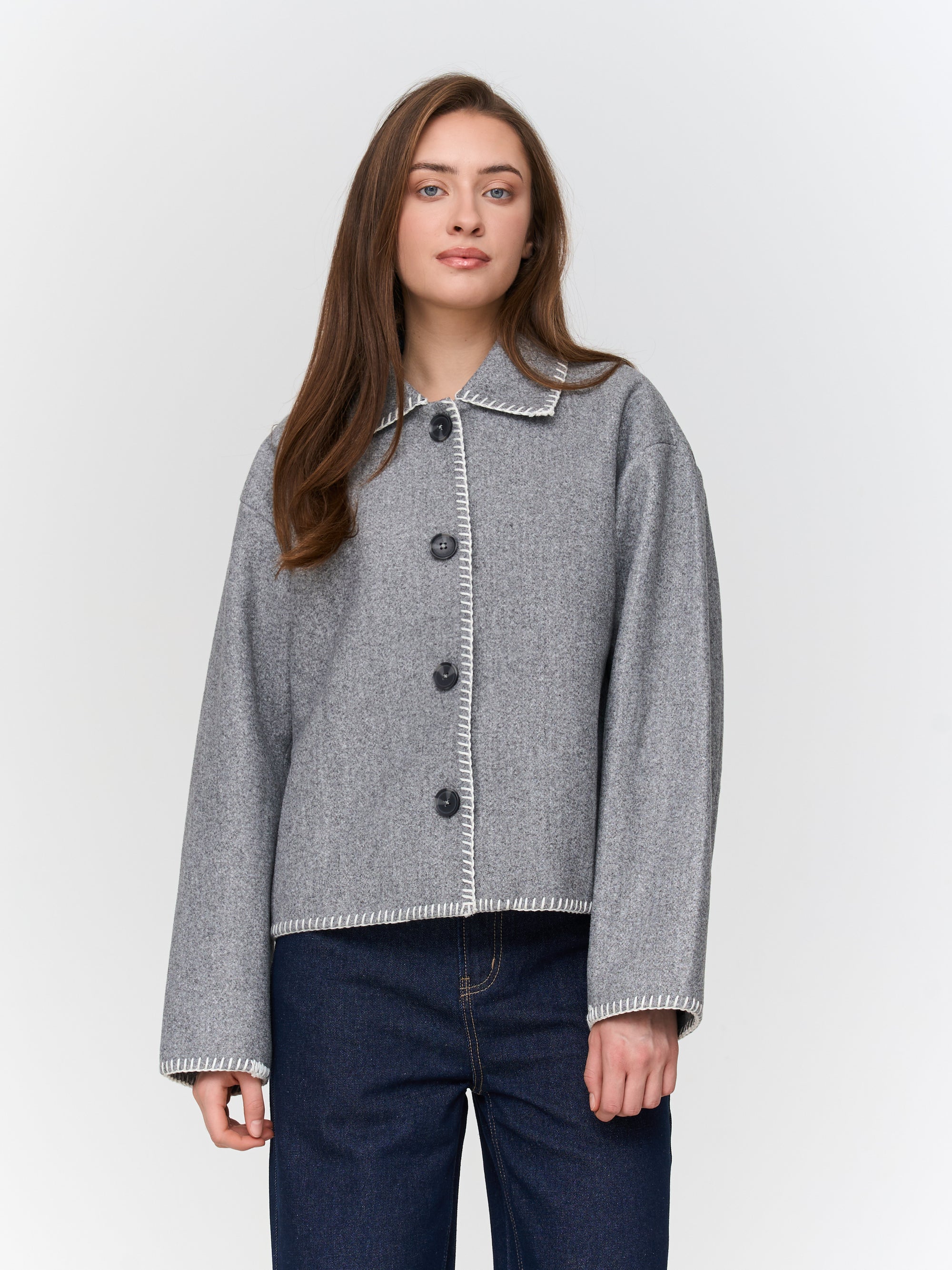 GREY CLASSY COAT
