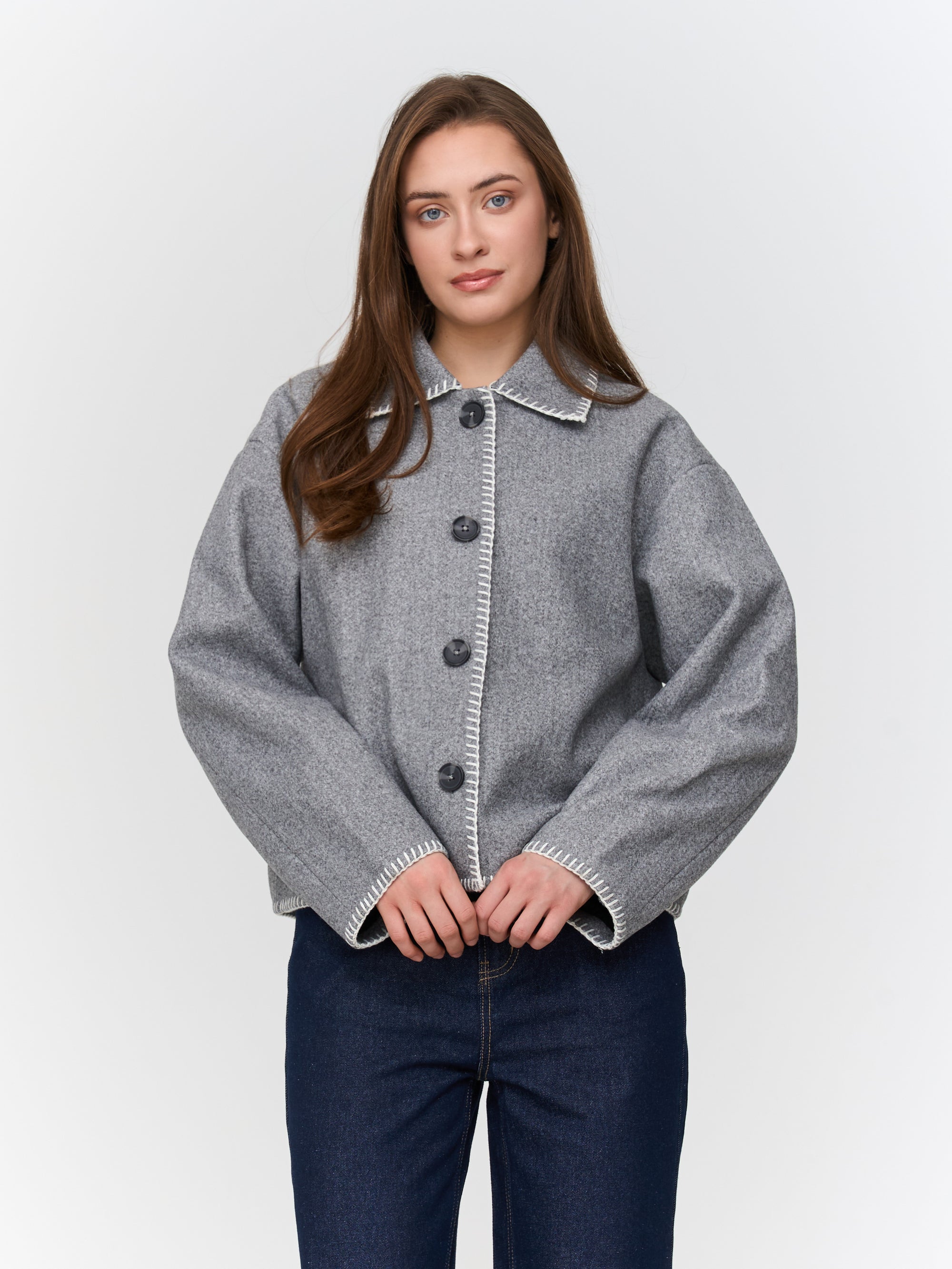 GREY CLASSY COAT