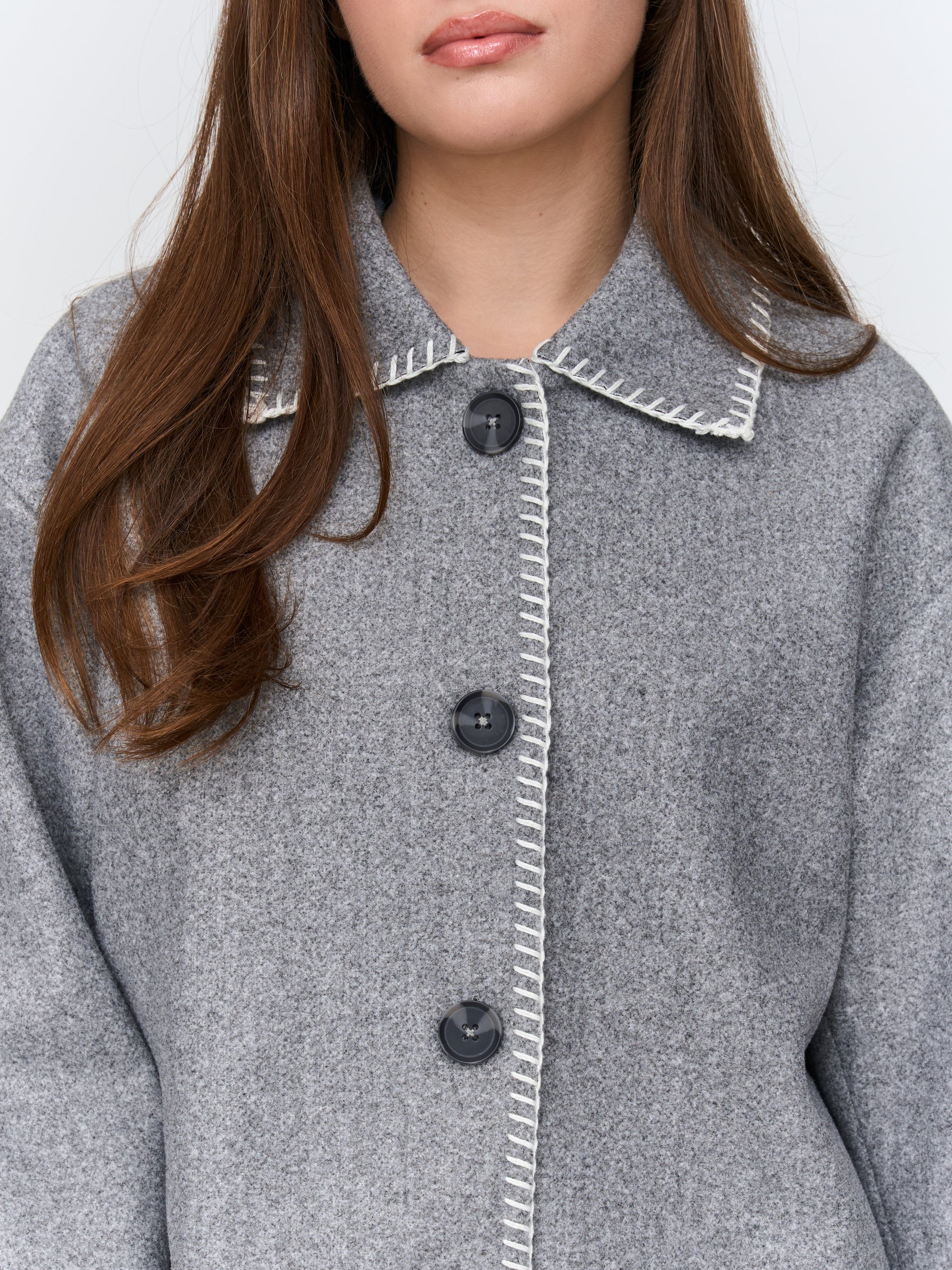GREY CLASSY COAT