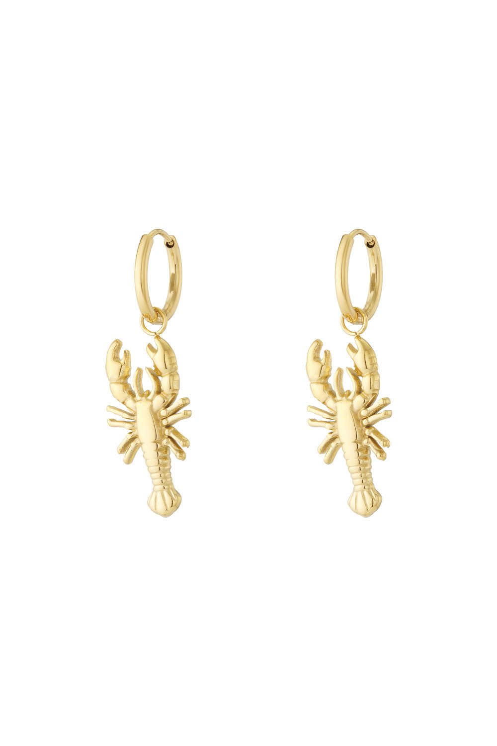 CRAB EARRINGS - GOLD