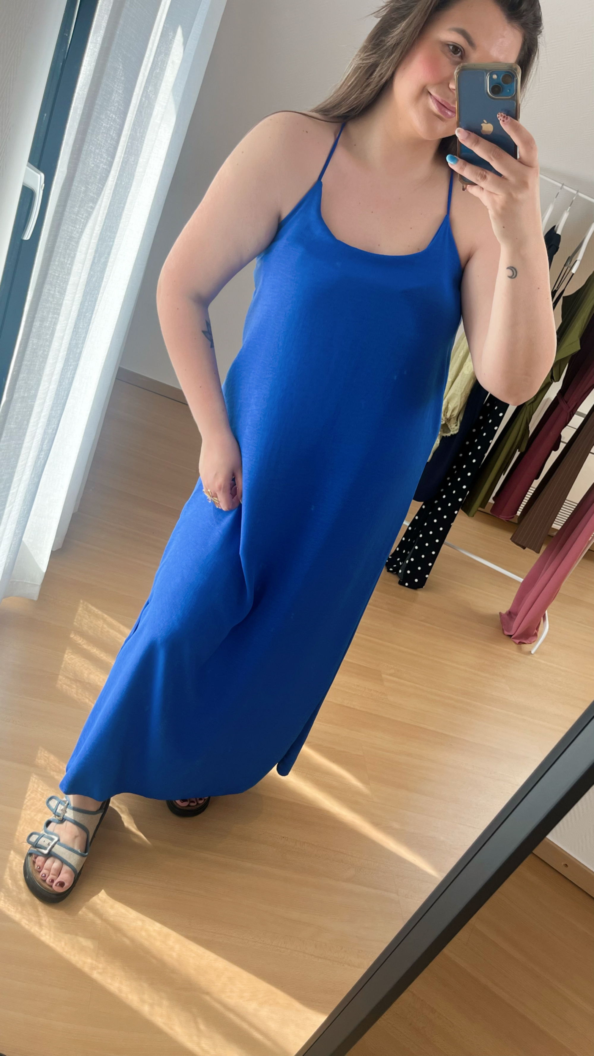 BILLIE DRESS - DEEP BLUE