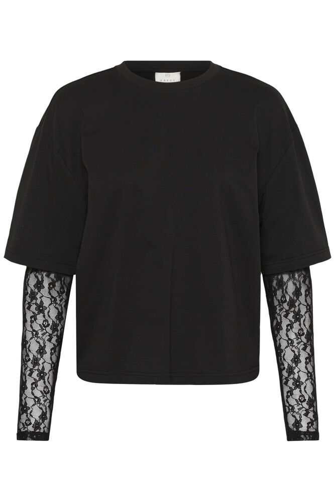 DORA BLACK LACE SHIRT