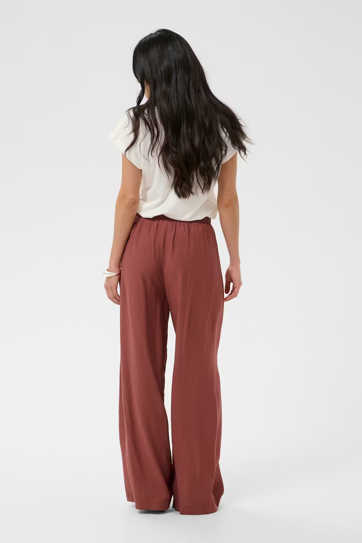 EMILY PANTS - HENNA BROWN