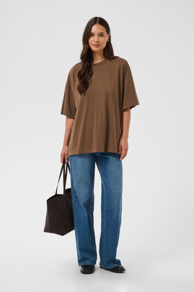 ANNIE SHIRT - COFFEE BROWN