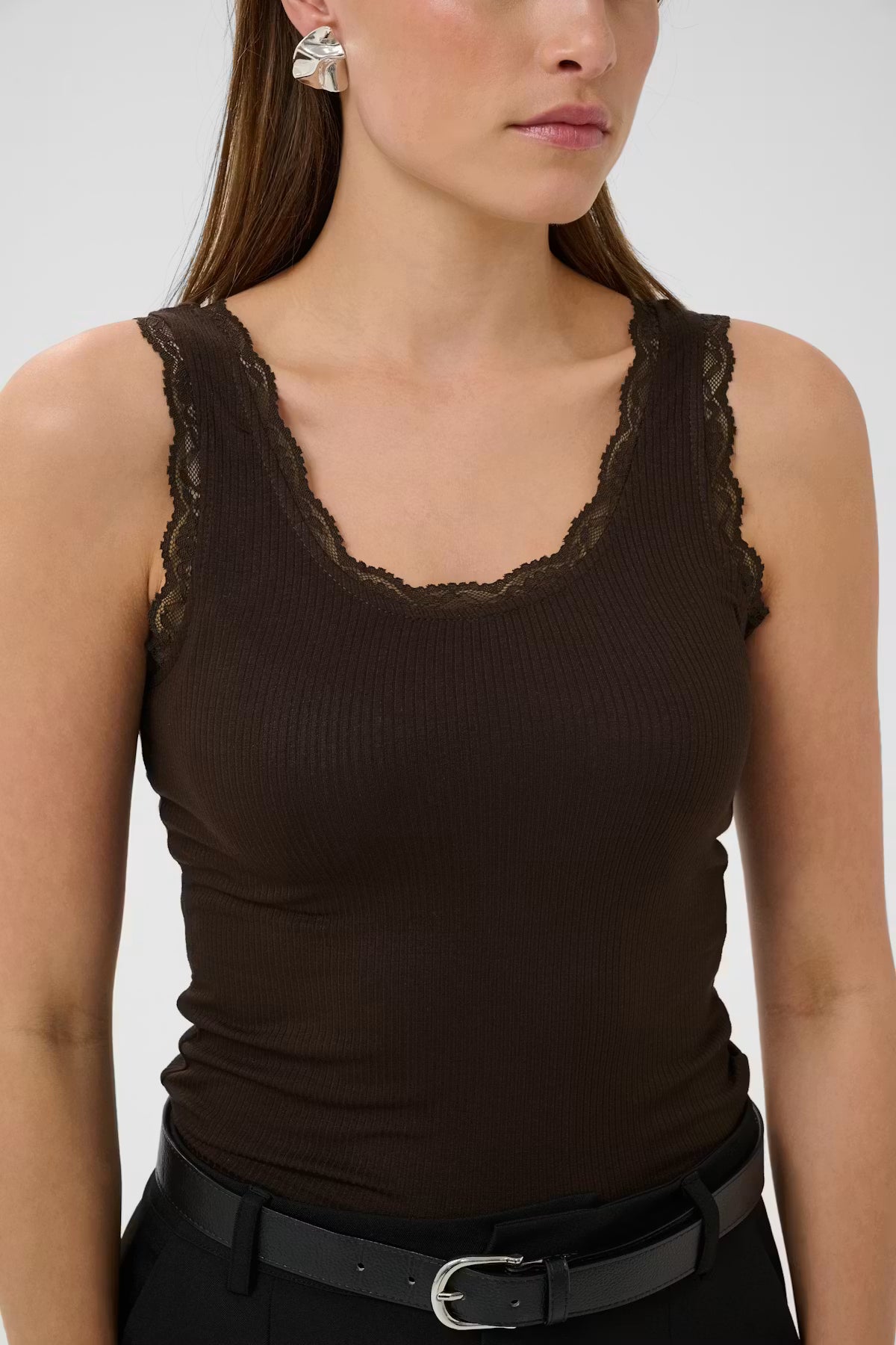 OMI TOP - COFFEE BROWN