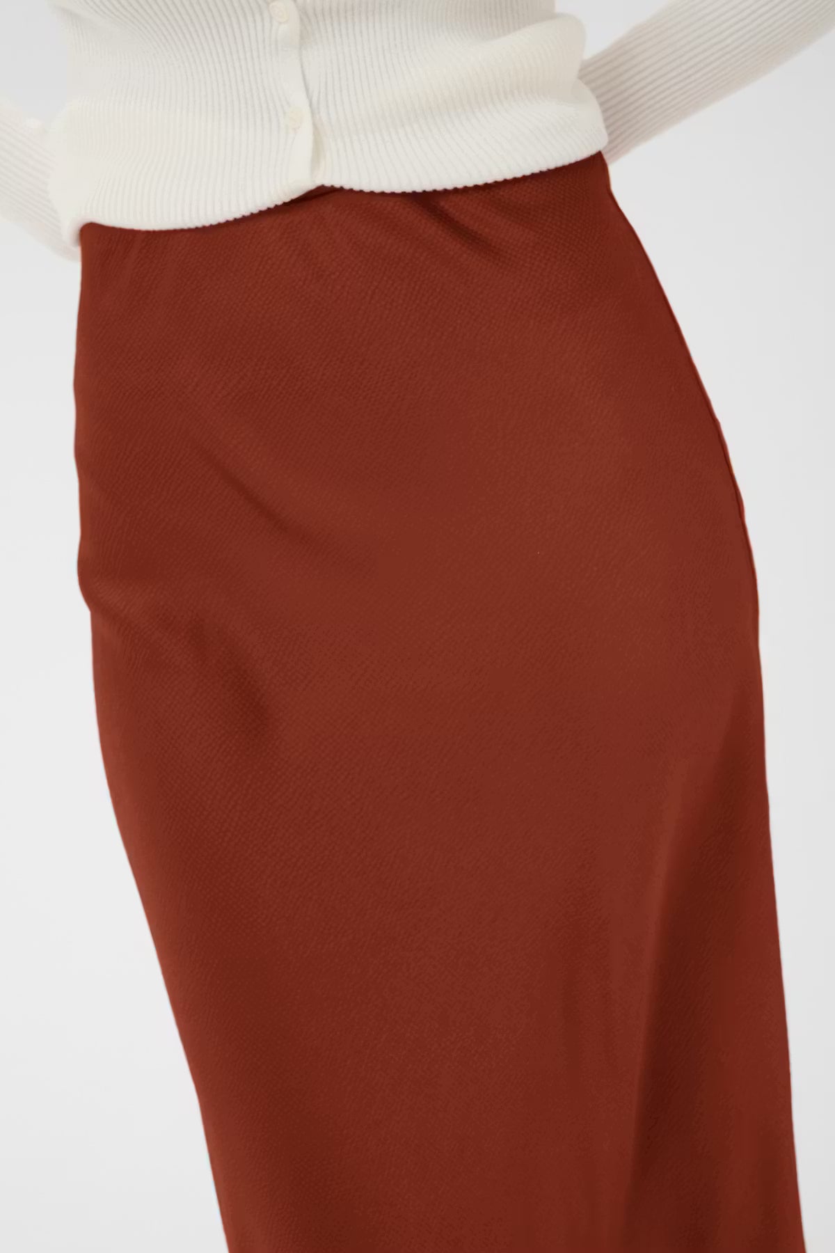 LOTTE SKIRT - HENNA BROWN