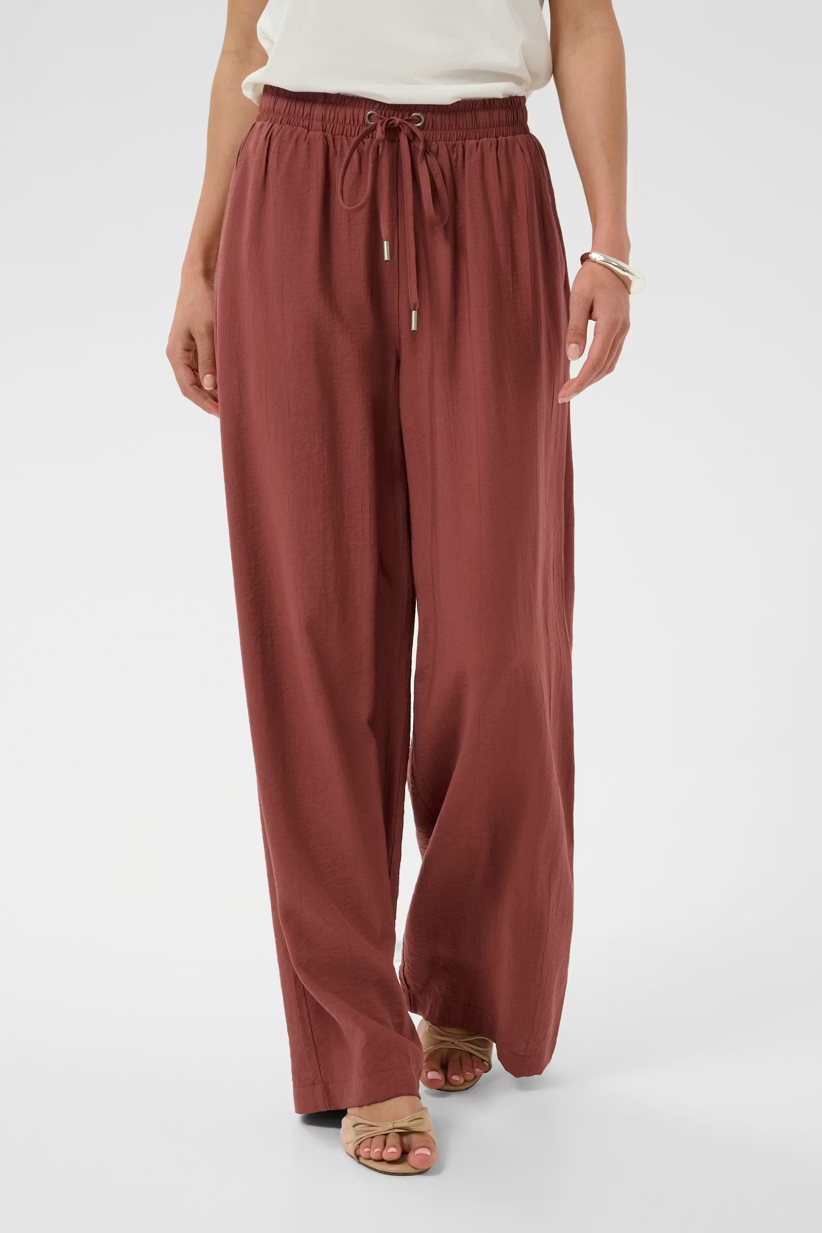 EMILY PANTS - HENNA BROWN