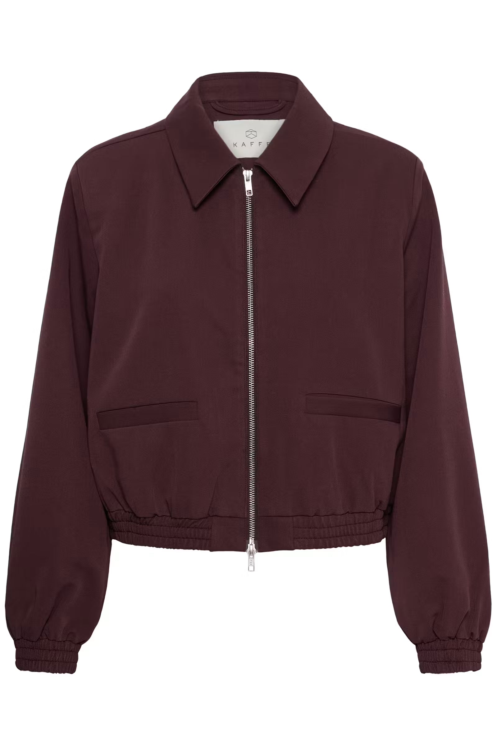 SAKURA BOMBER JACKET - BURGUNDY