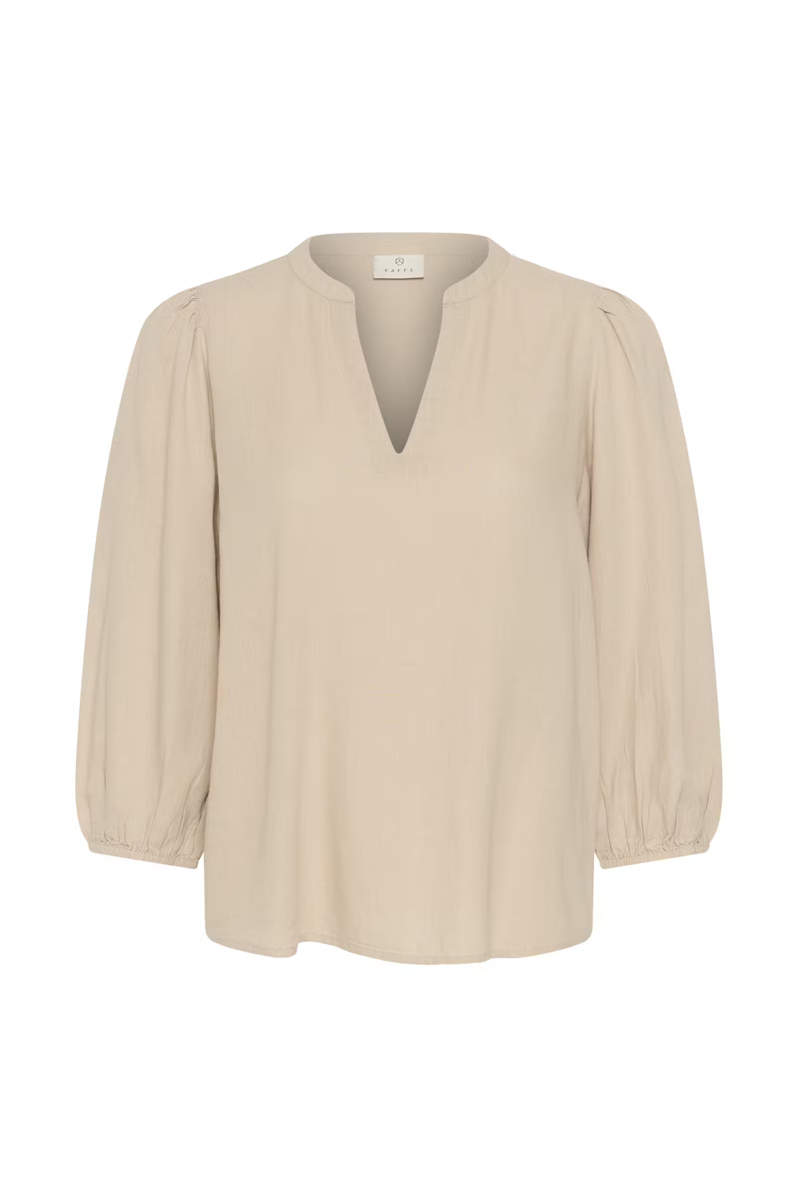 MILIA LINNEN BLOUSE - BEIGE