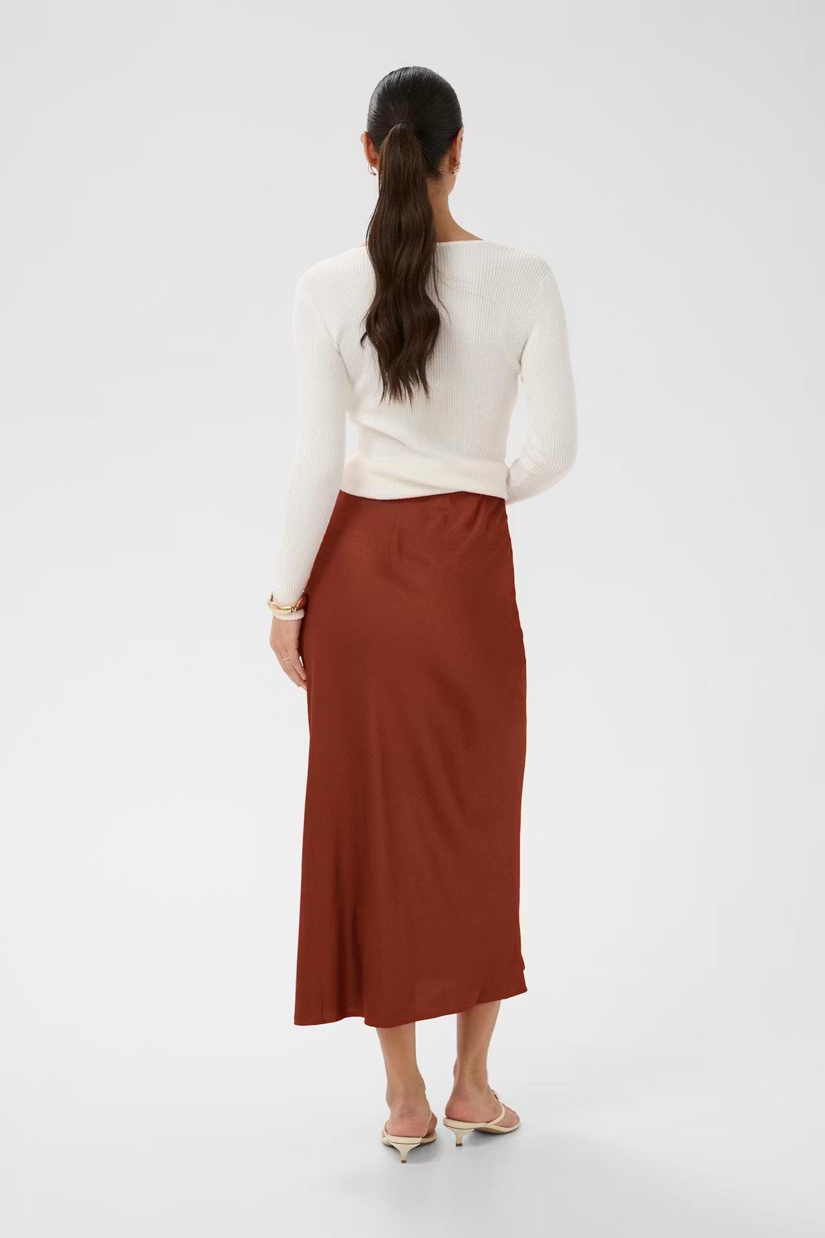 LOTTE SKIRT - HENNA BROWN