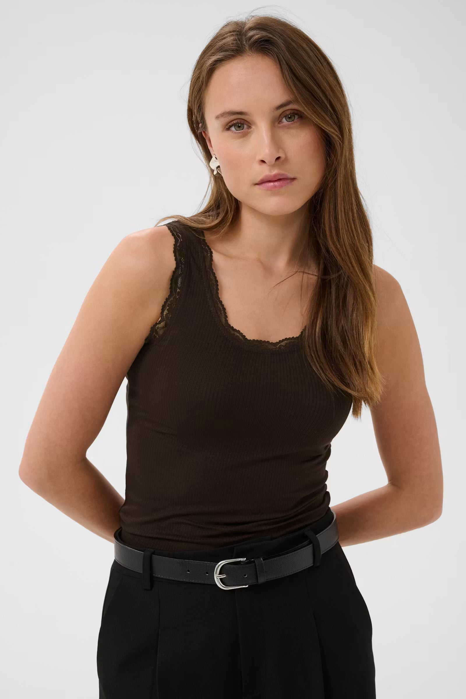 OMI TOP - COFFEE BROWN