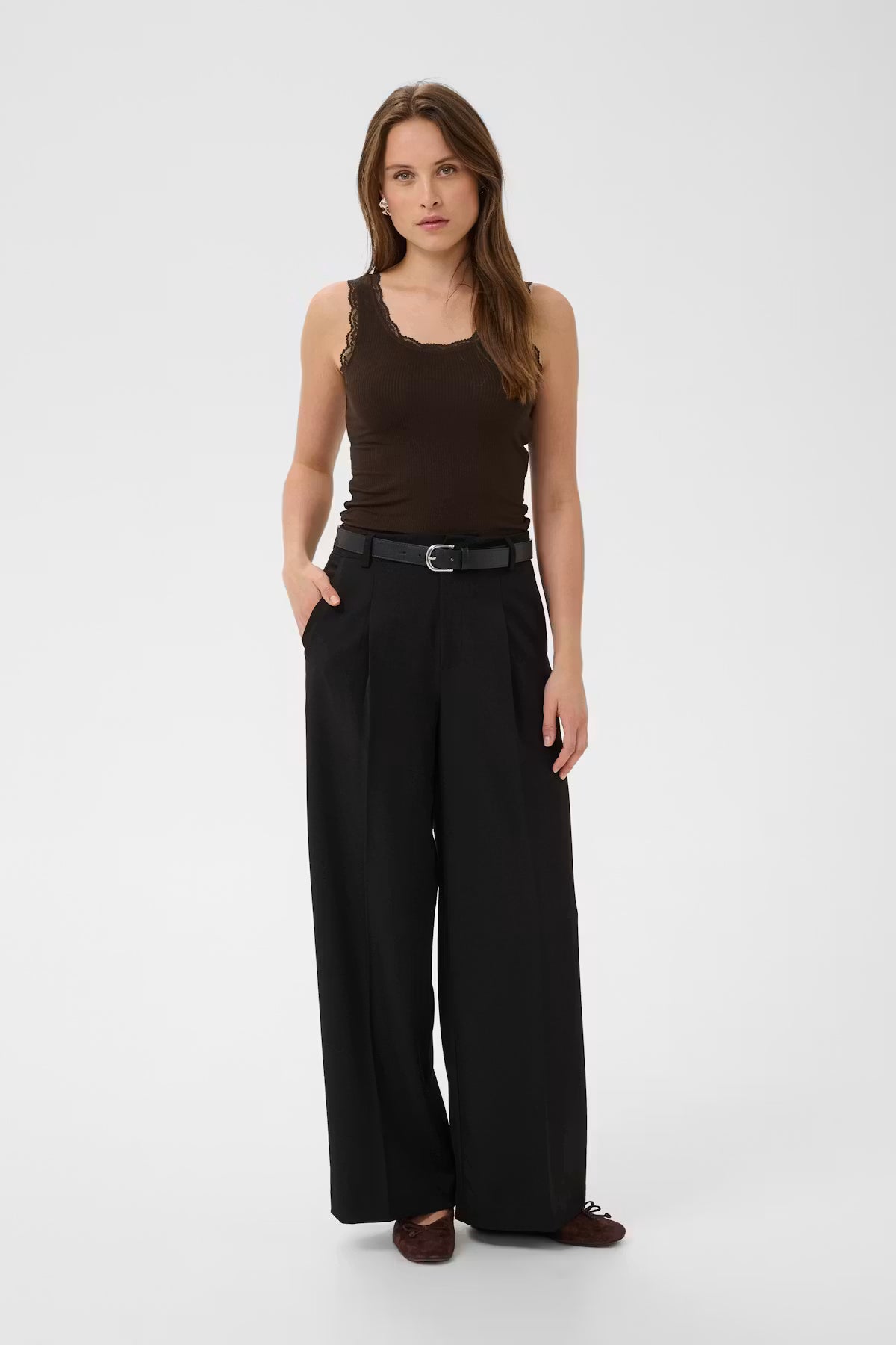 OMI TOP - COFFEE BROWN