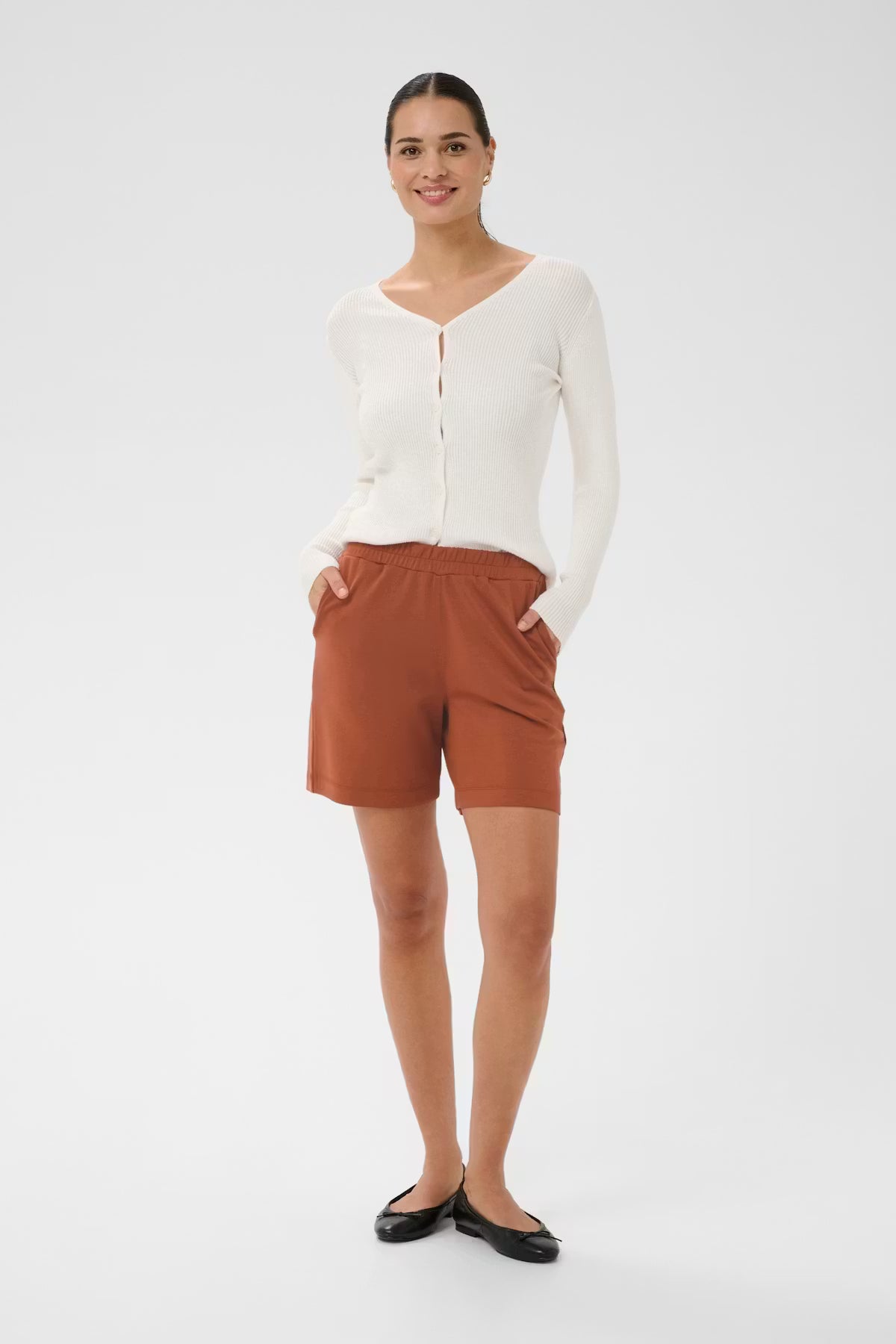 ANNIE SHORT - HENNA BROWN