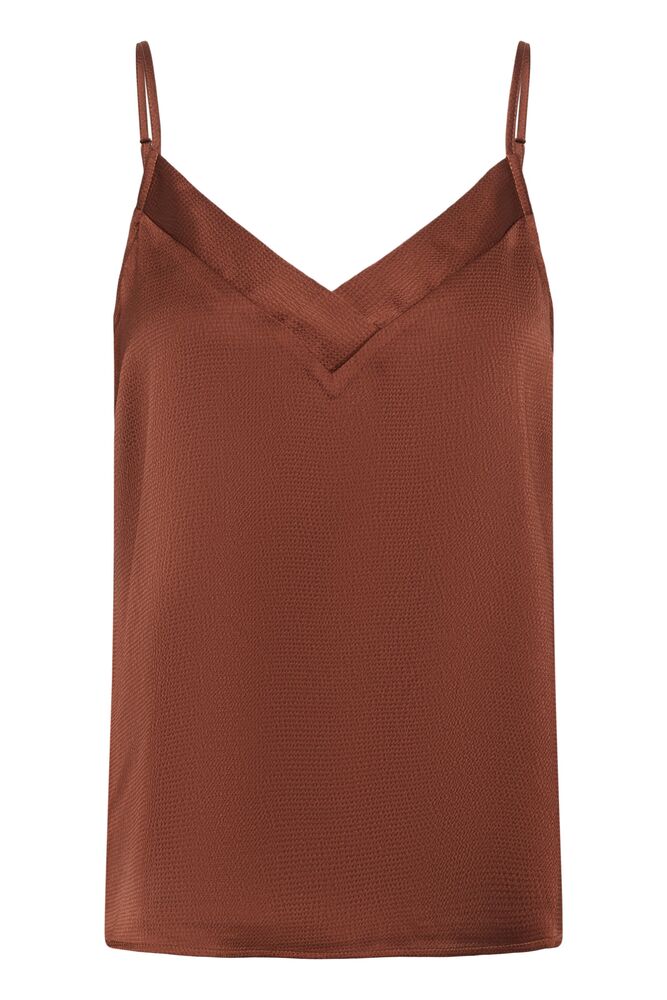 LOTTE TOP - HENNA BROWN