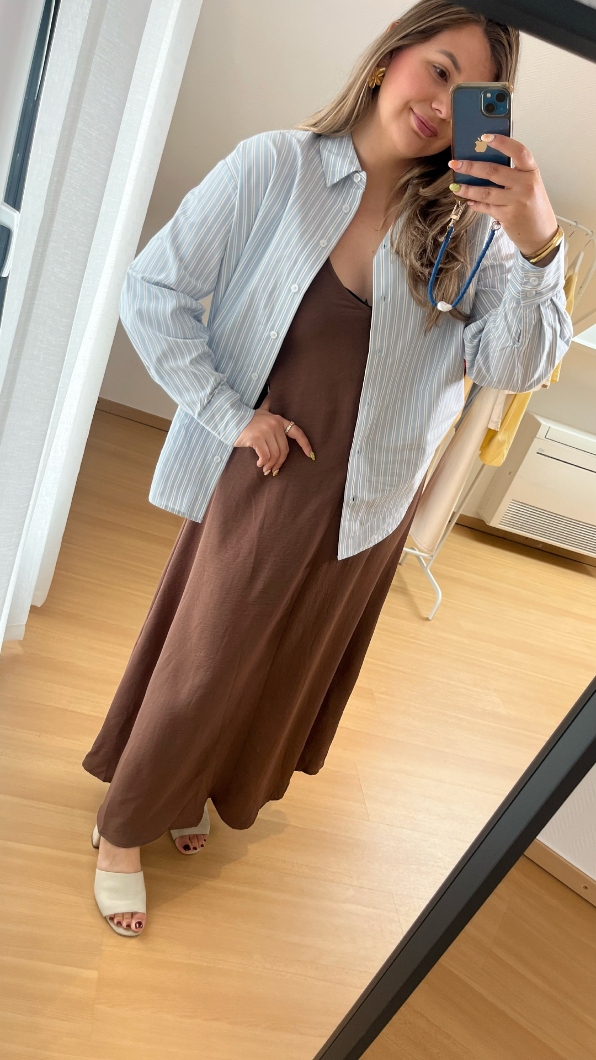 ASTER SHIRT BLOUSE - BLUE