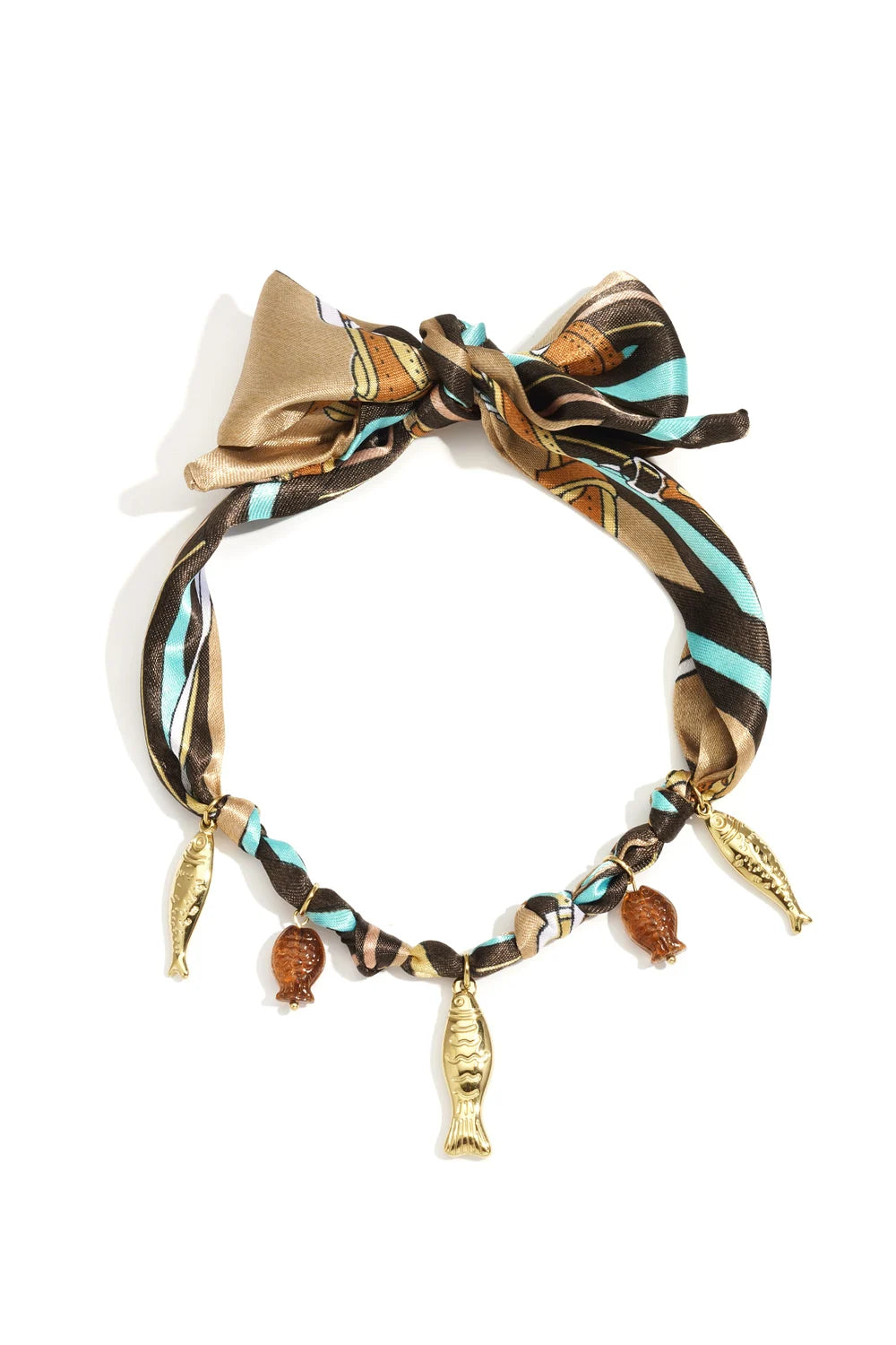 BROWN FISH NECKLACE