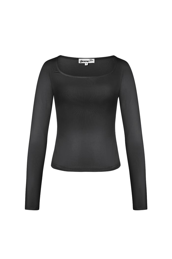 NELLY BASIC LONG SLEEVE - BLACK
