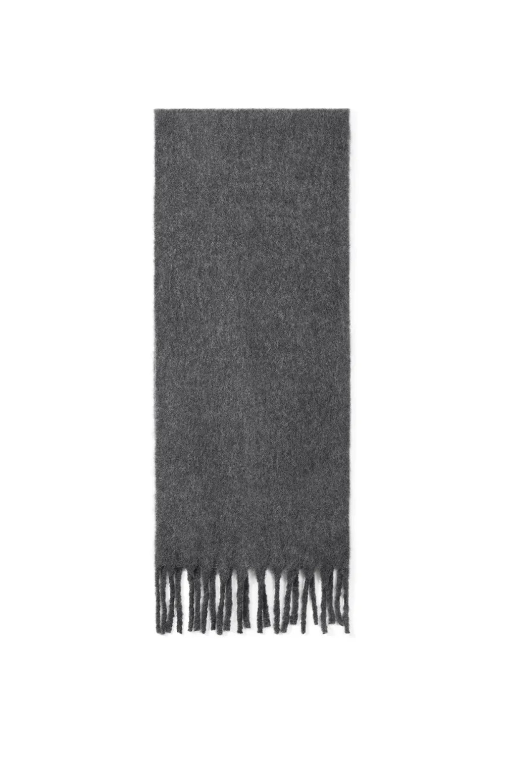 WINTER SOLID SCARF - GREY