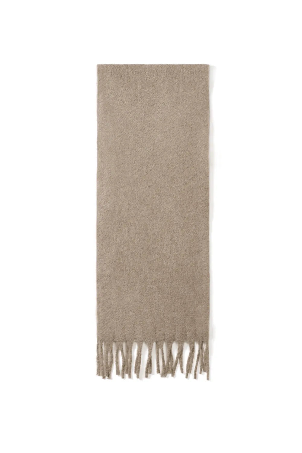 WINTER SOLID SCARF - BEIGE