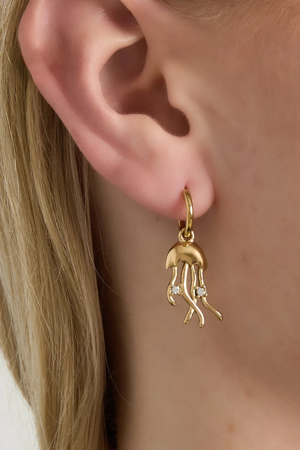 OCTOPUS EARRINGS - GOLD