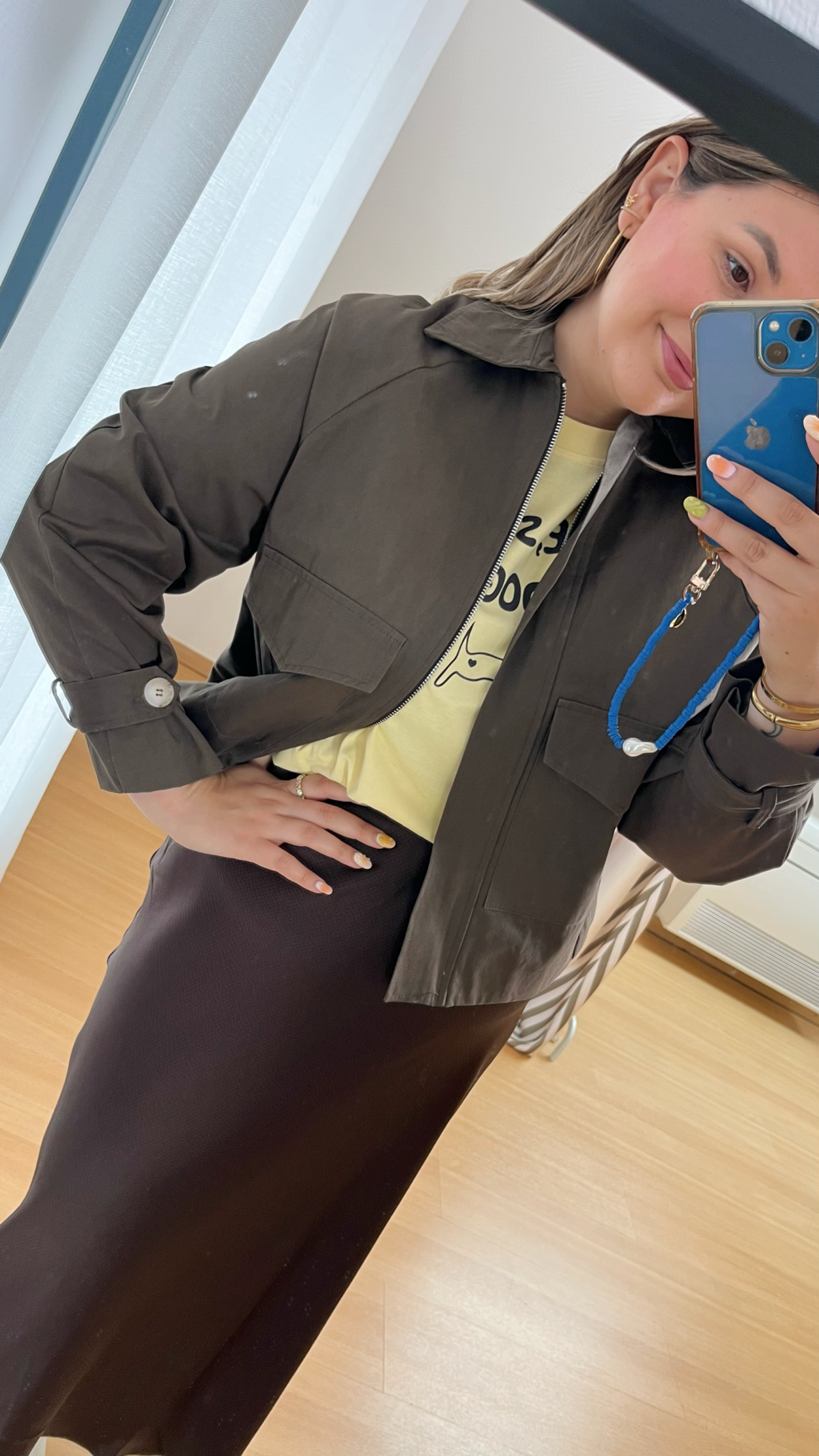 LANCY JACKET - BROWN