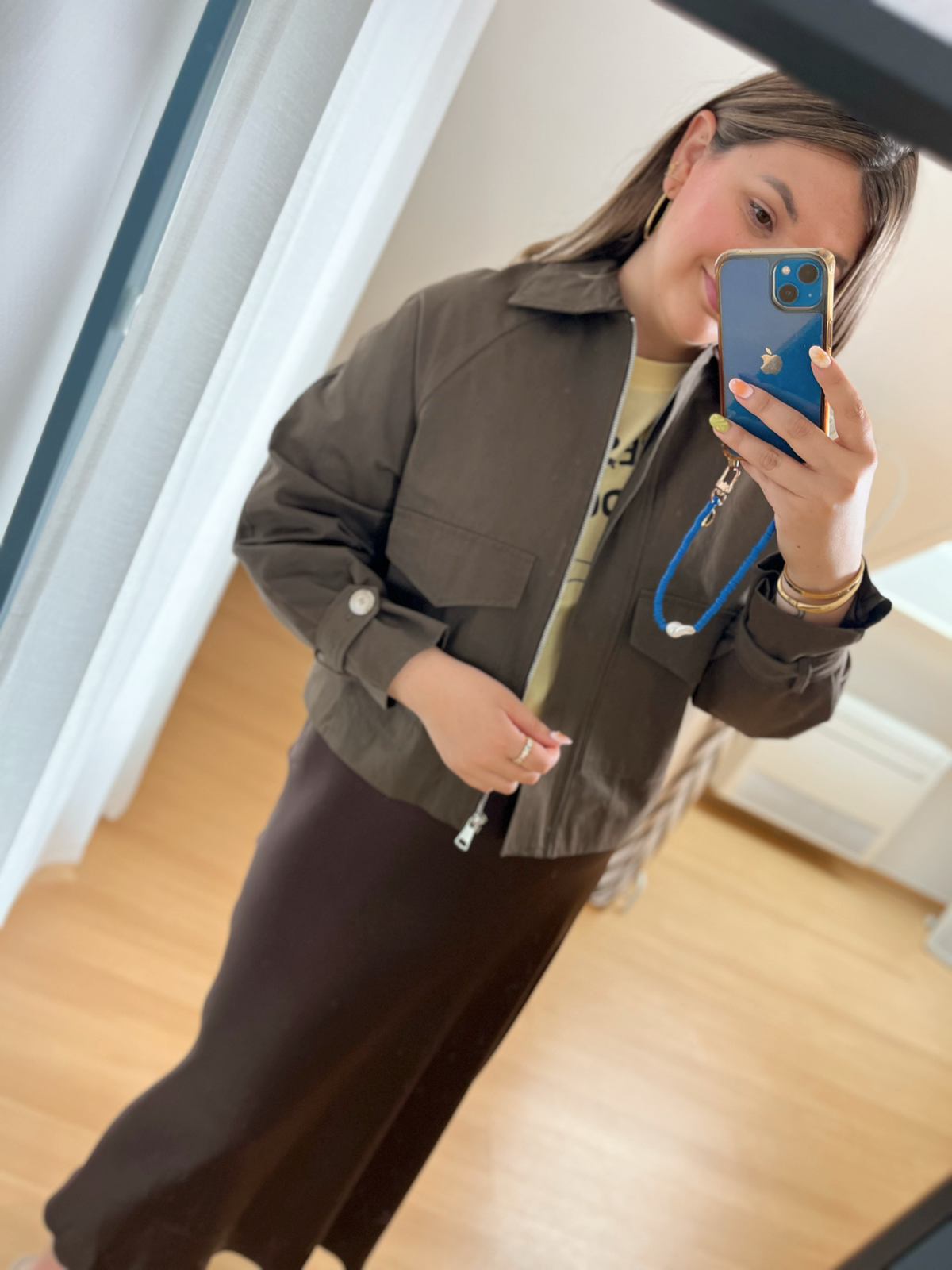 LANCY JACKET - BROWN