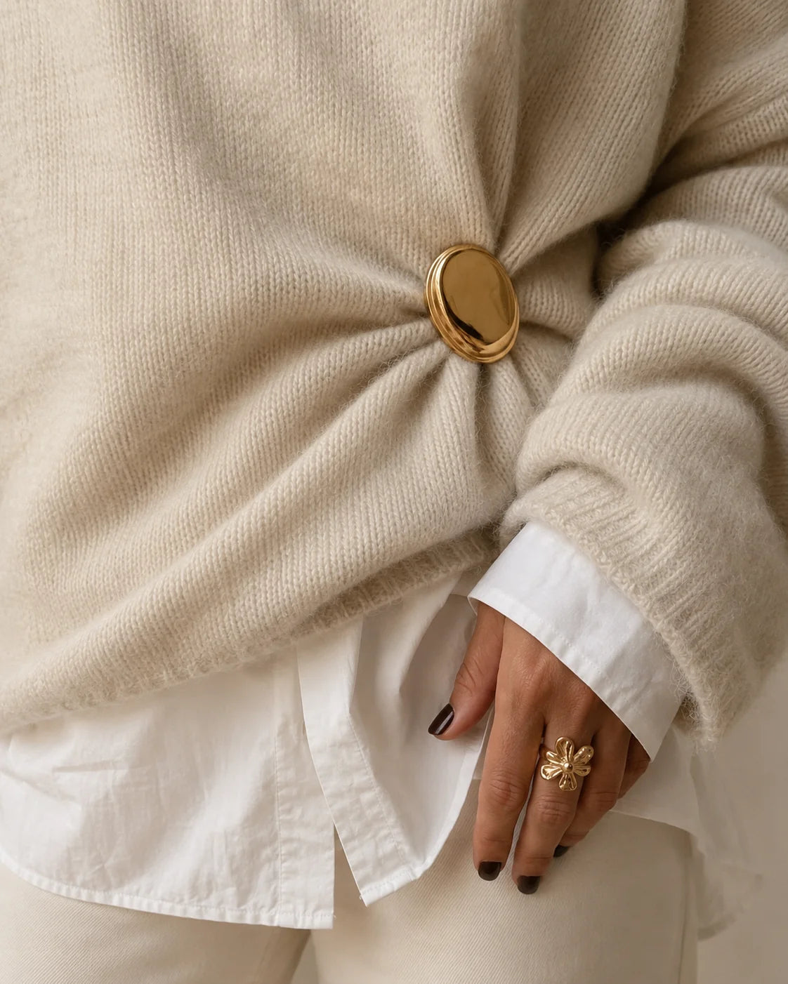 MINA BROCHE - GOLD