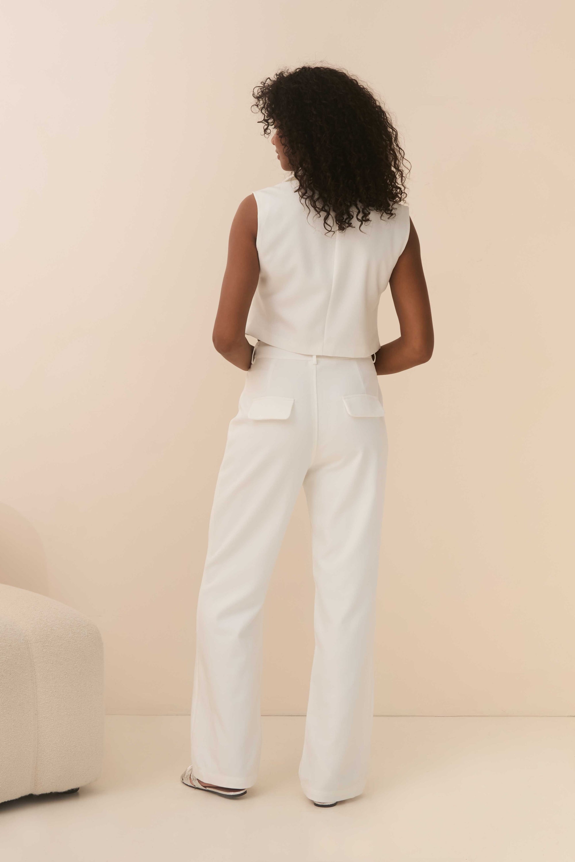 DAILA PANTS - WHITE