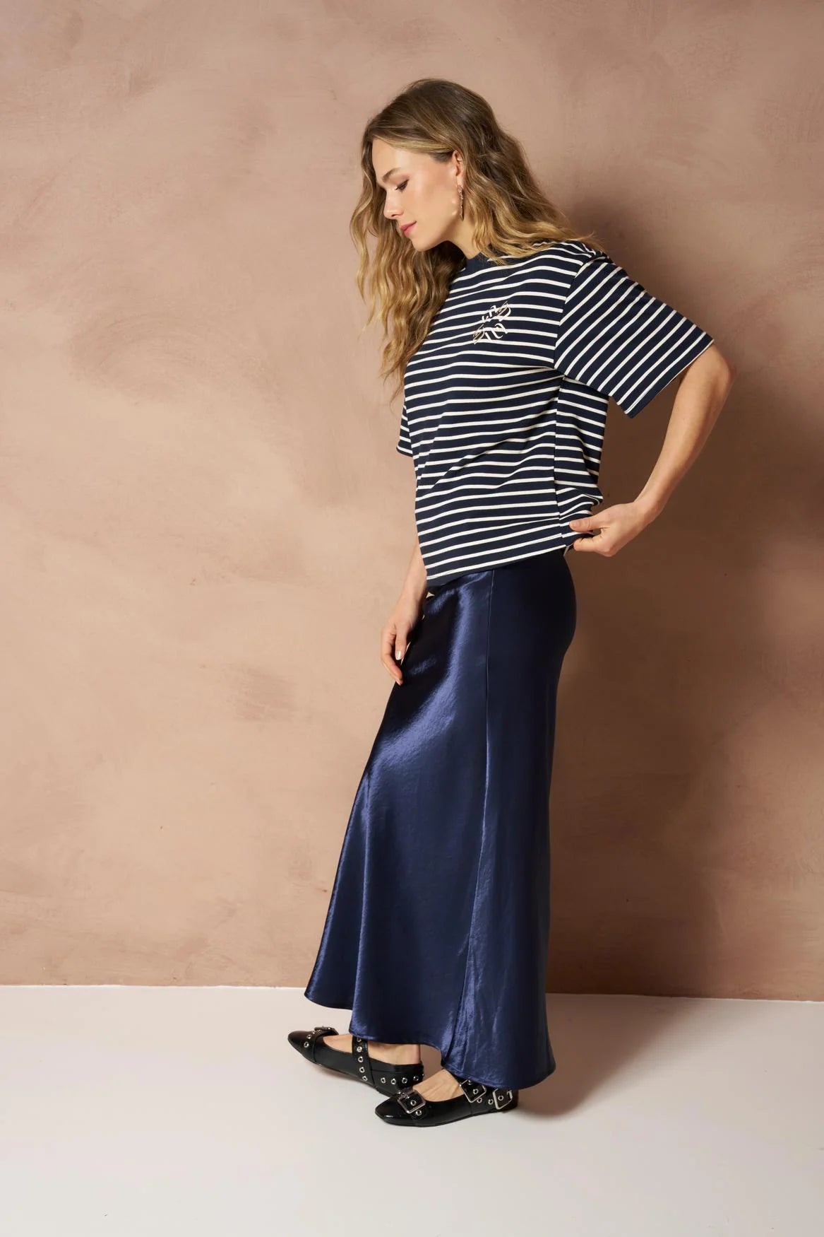 ISEL SATIN SKIRT