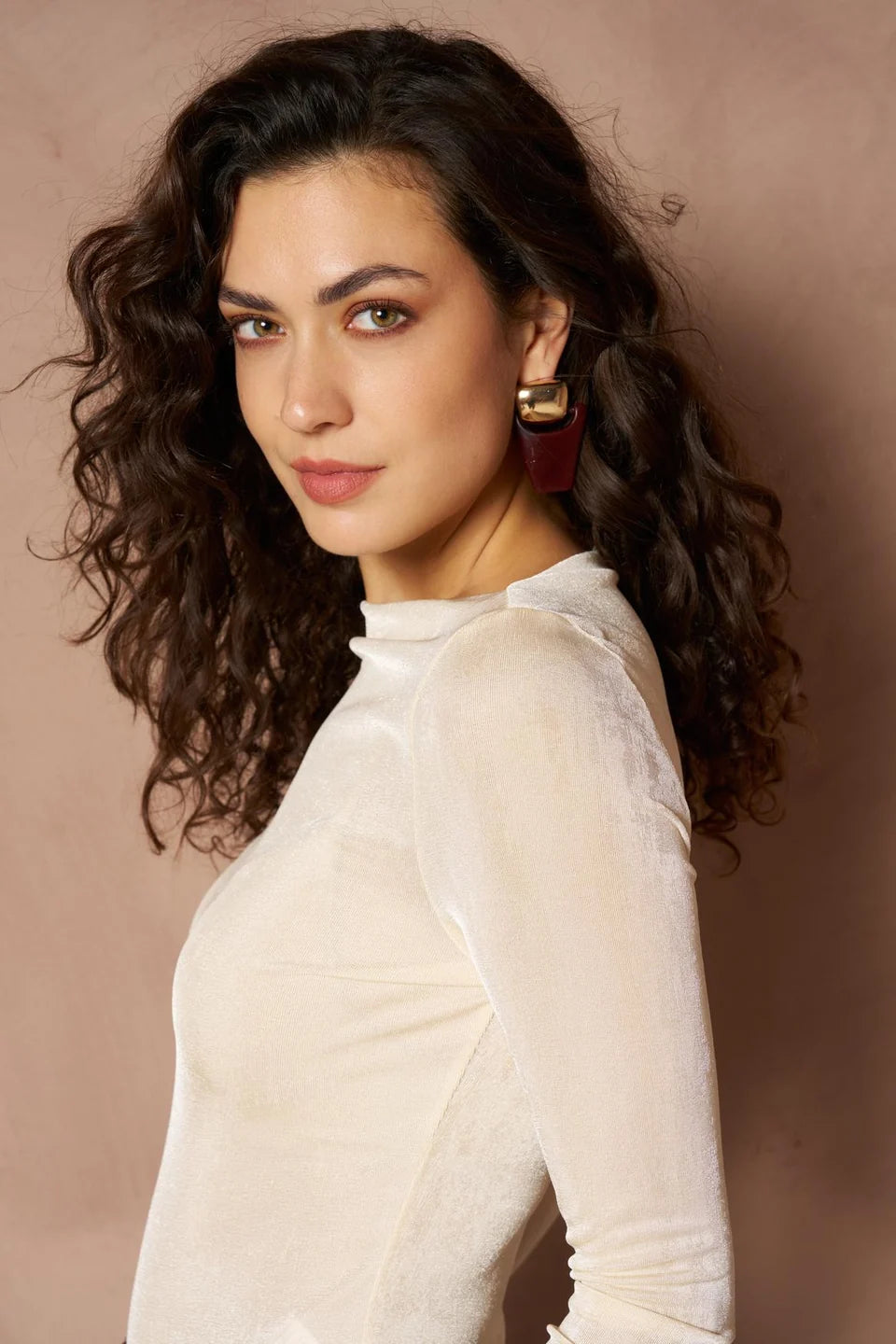 ILEN CREAM BLOUSE