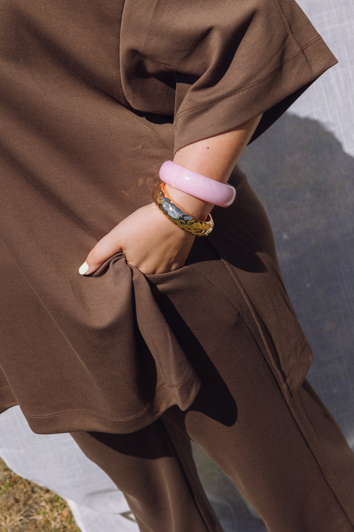 ANNIE SHIRT - COFFEE BROWN