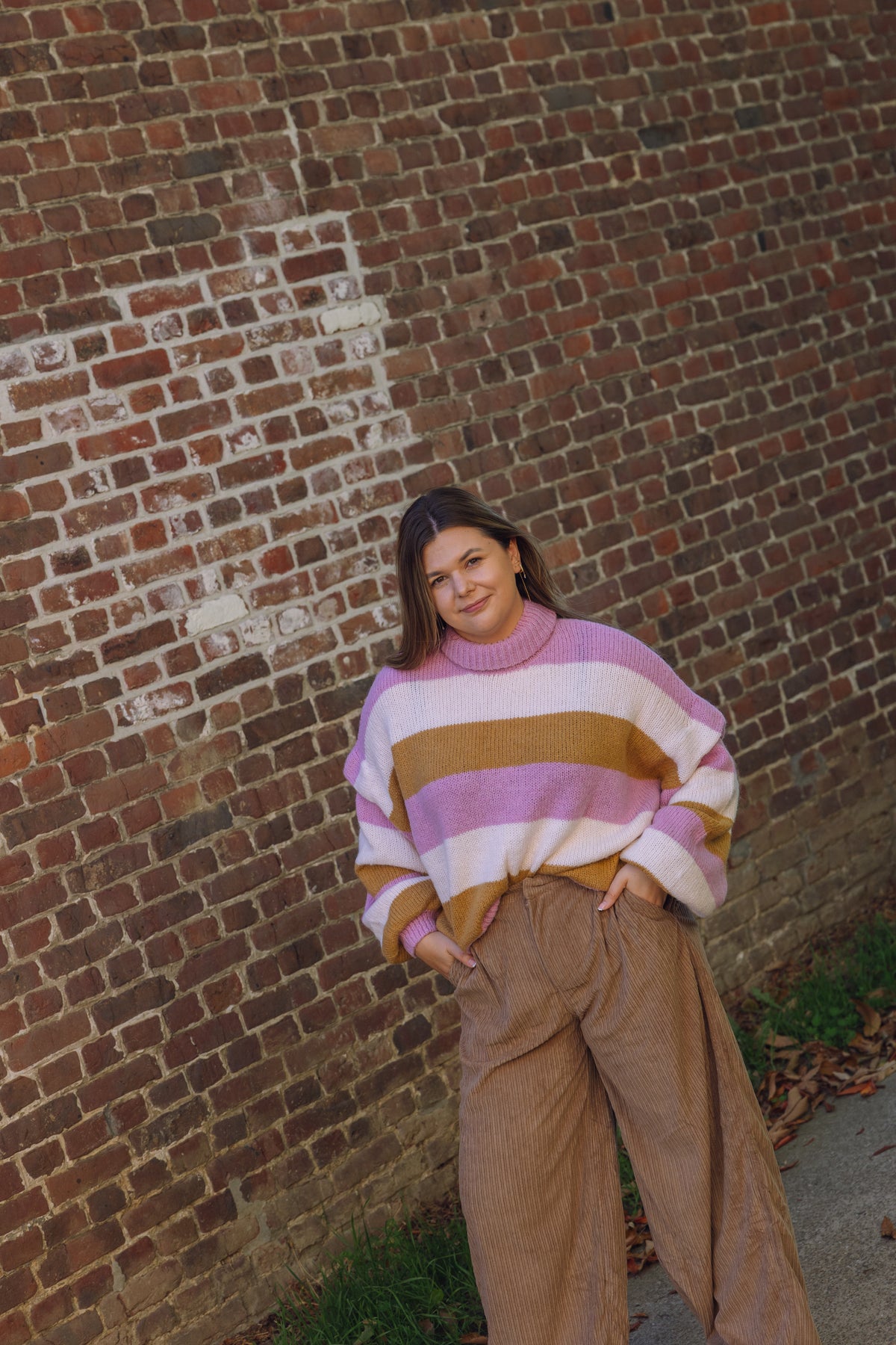 JALE CHUNKY STRIPED KNIT