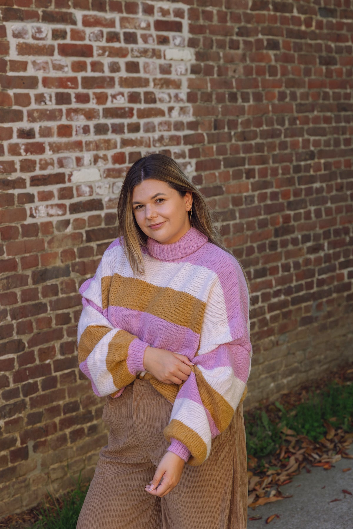 JALE CHUNKY STRIPED KNIT